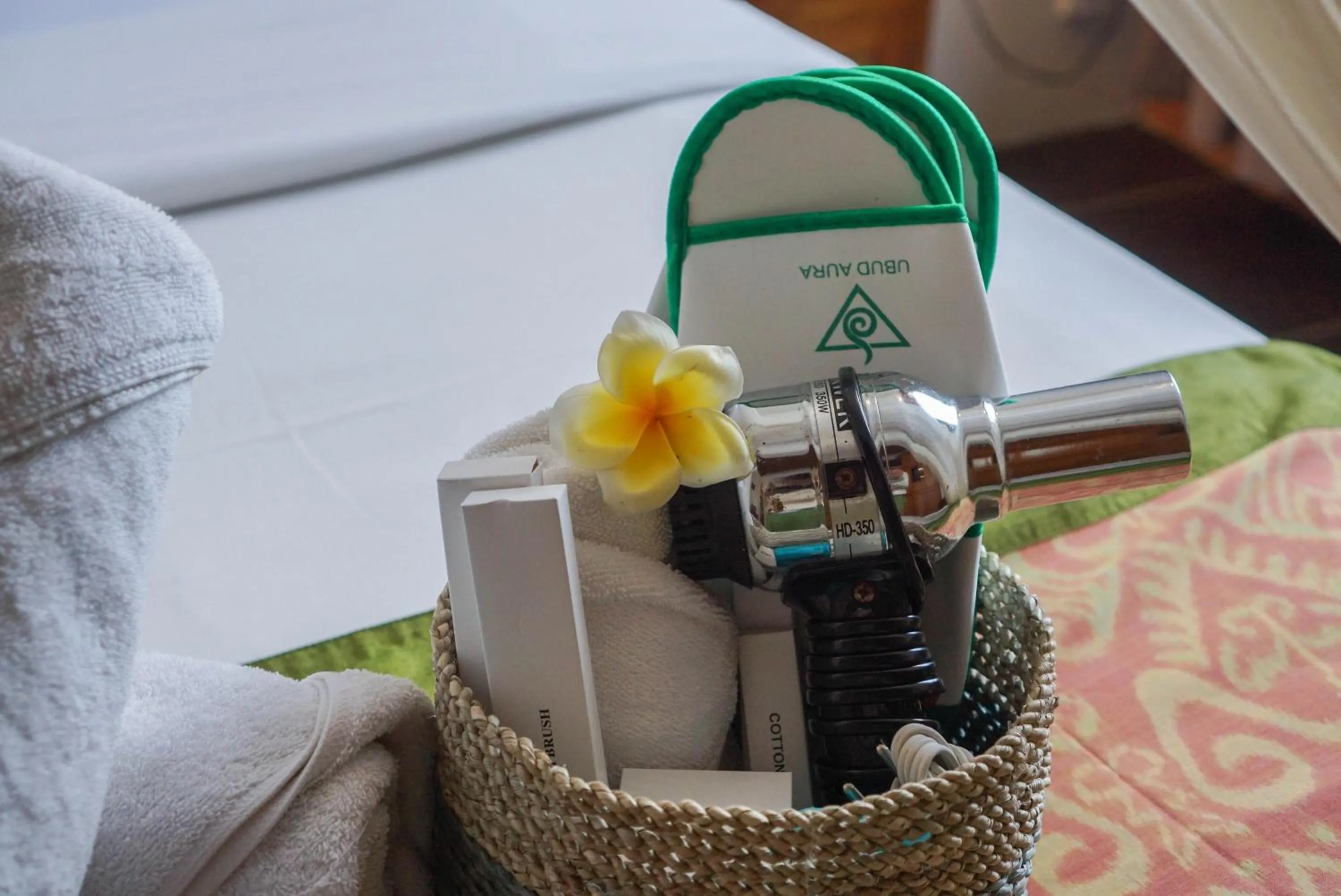 hair dryier in Ubud Aura Retreat