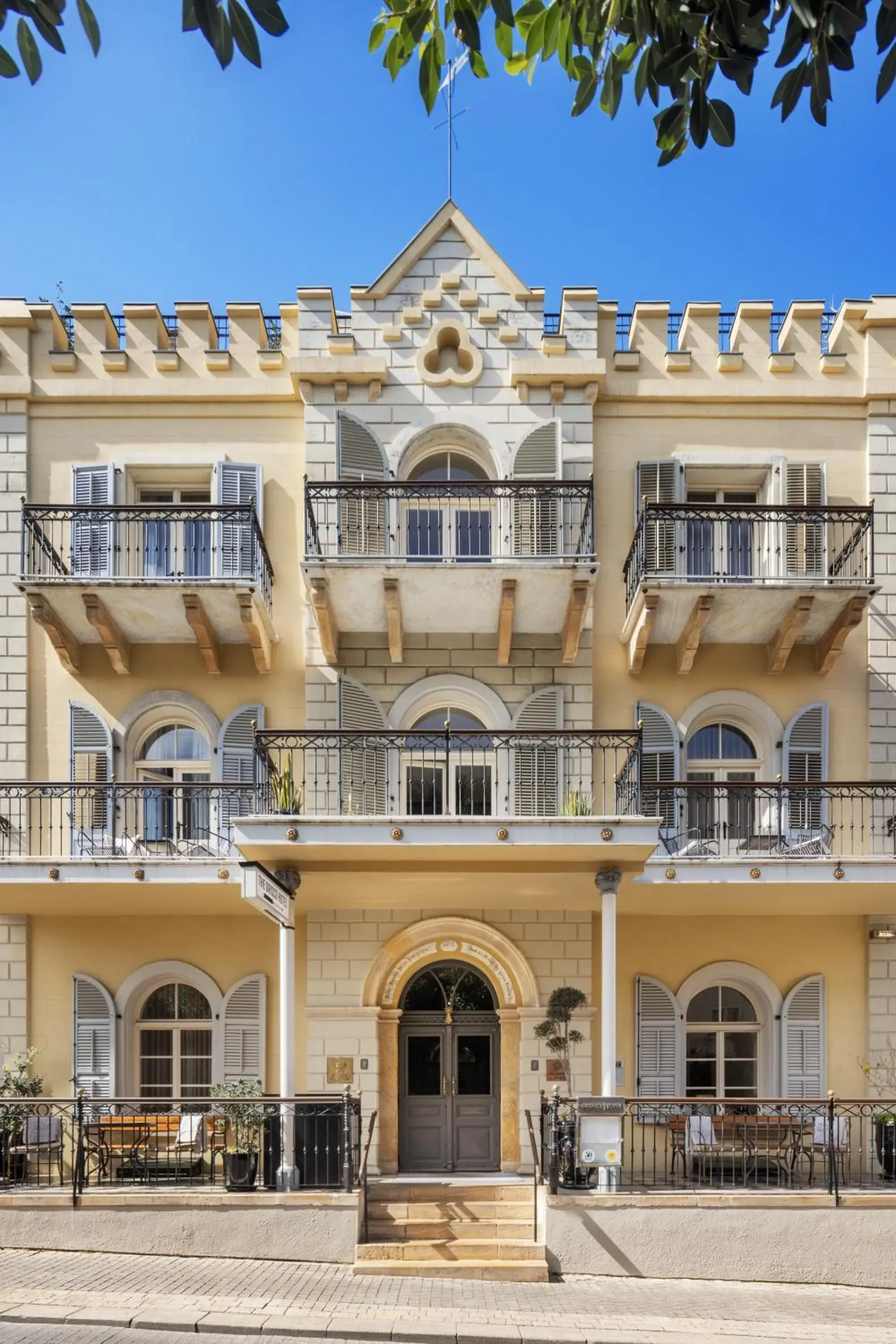Facade/entrance in The Drisco Hotel Tel Aviv - Relais & Châteaux Facade/entrance in The Drisco Hotel Tel Aviv - Relais & Châteaux