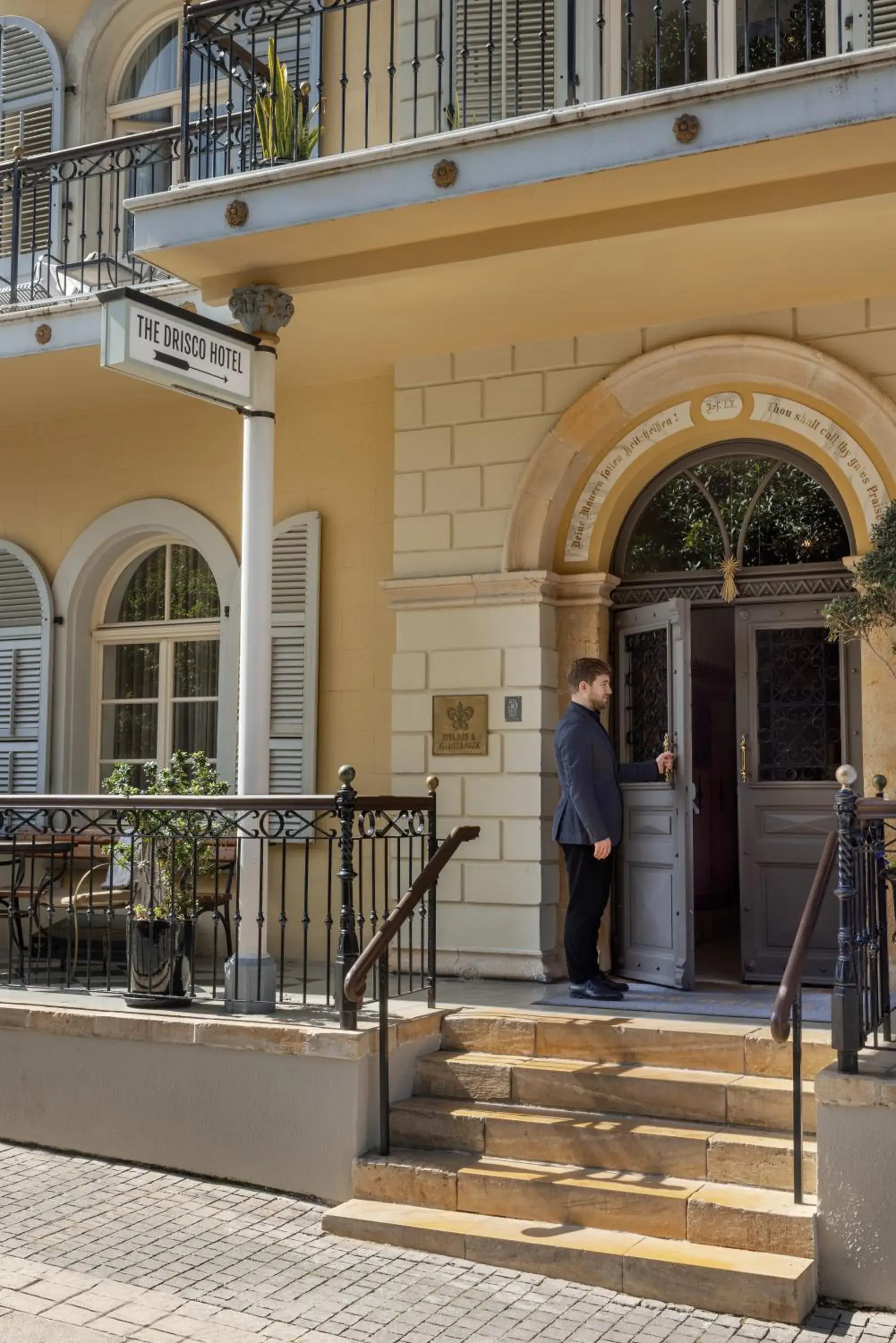 Facade/entrance in The Drisco Hotel Tel Aviv - Relais & Châteaux Facade/entrance in The Drisco Hotel Tel Aviv - Relais & Châteaux