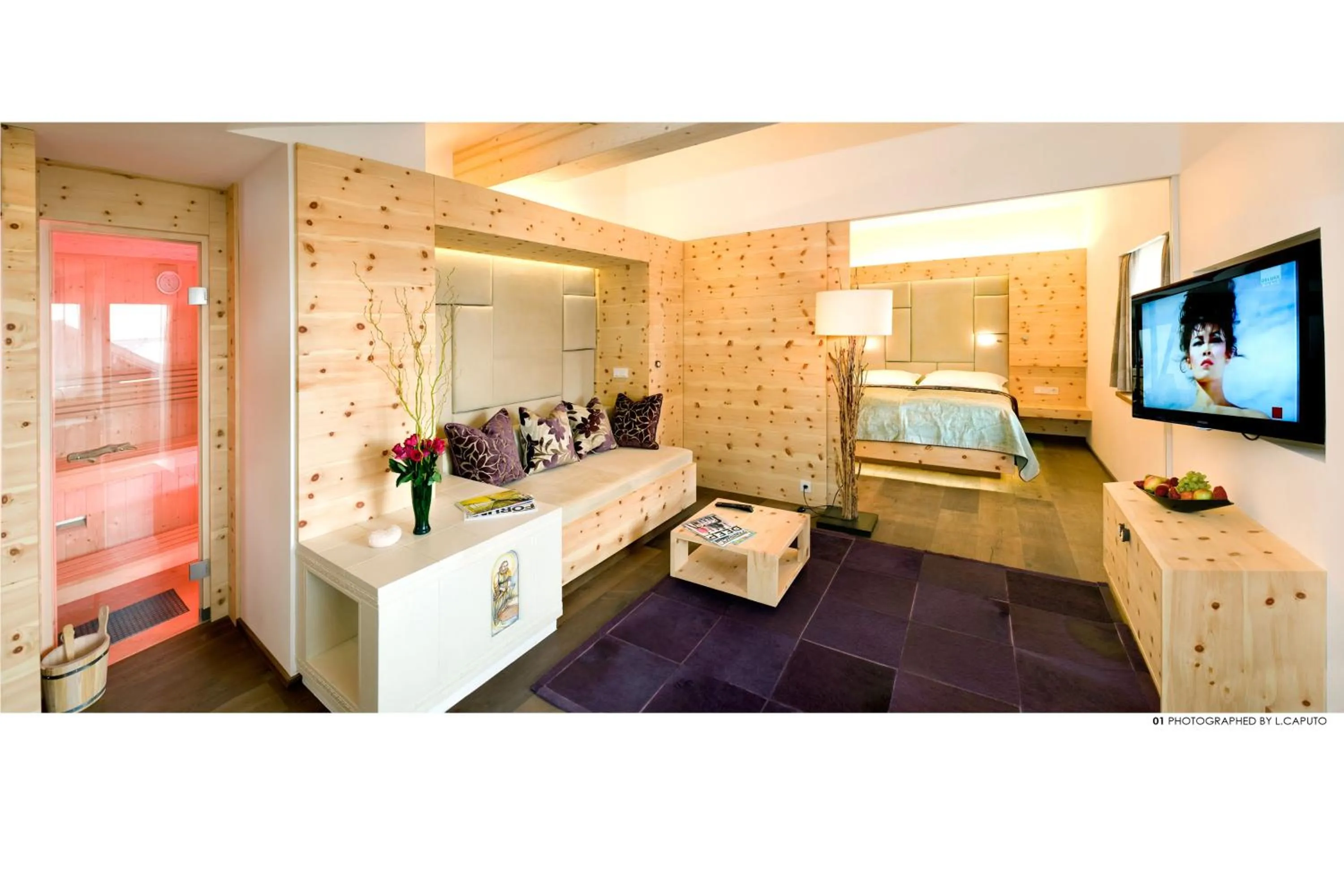 Bed in Lifestyle Hotel eder