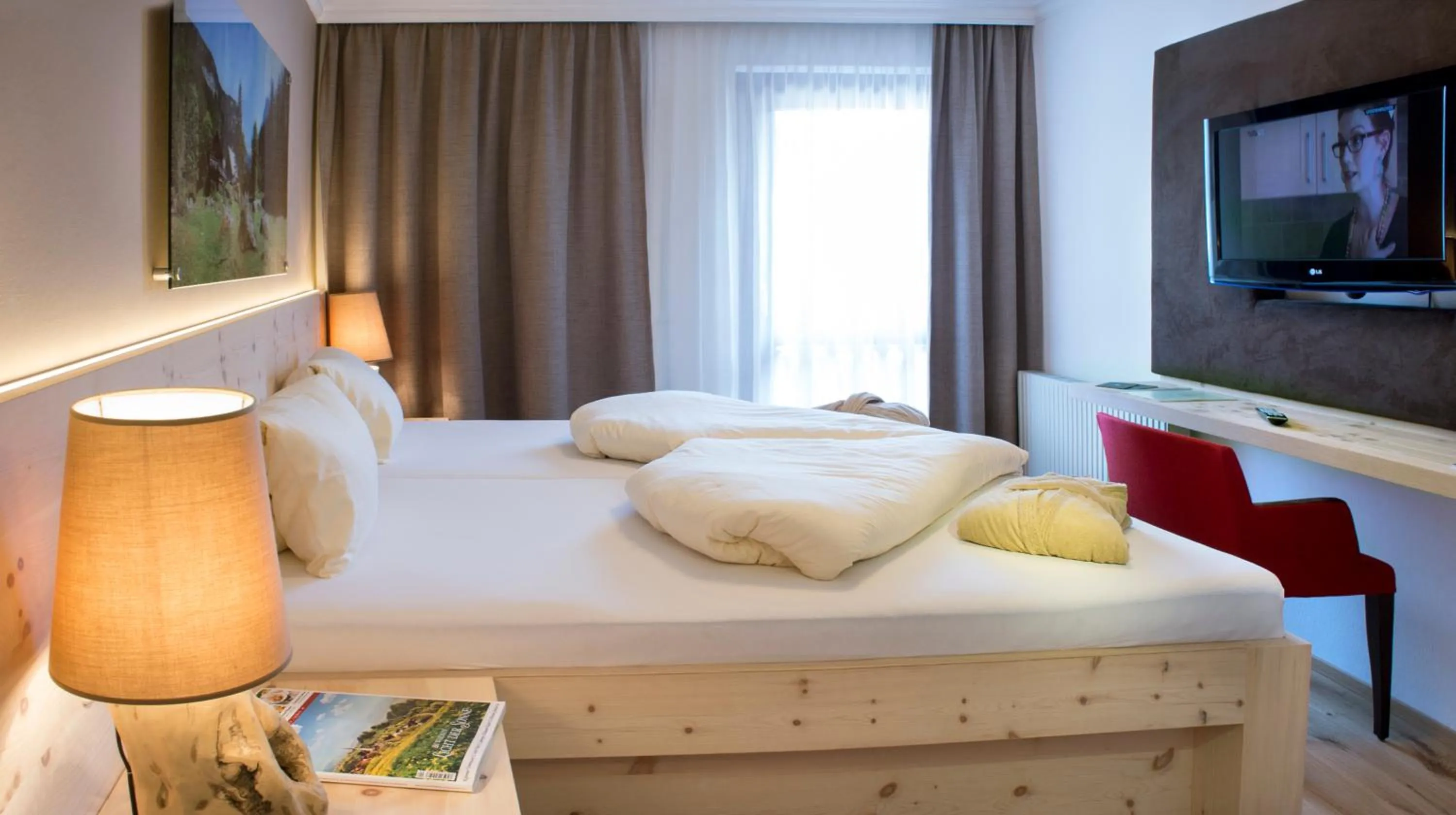 Bed in Lifestyle Hotel eder