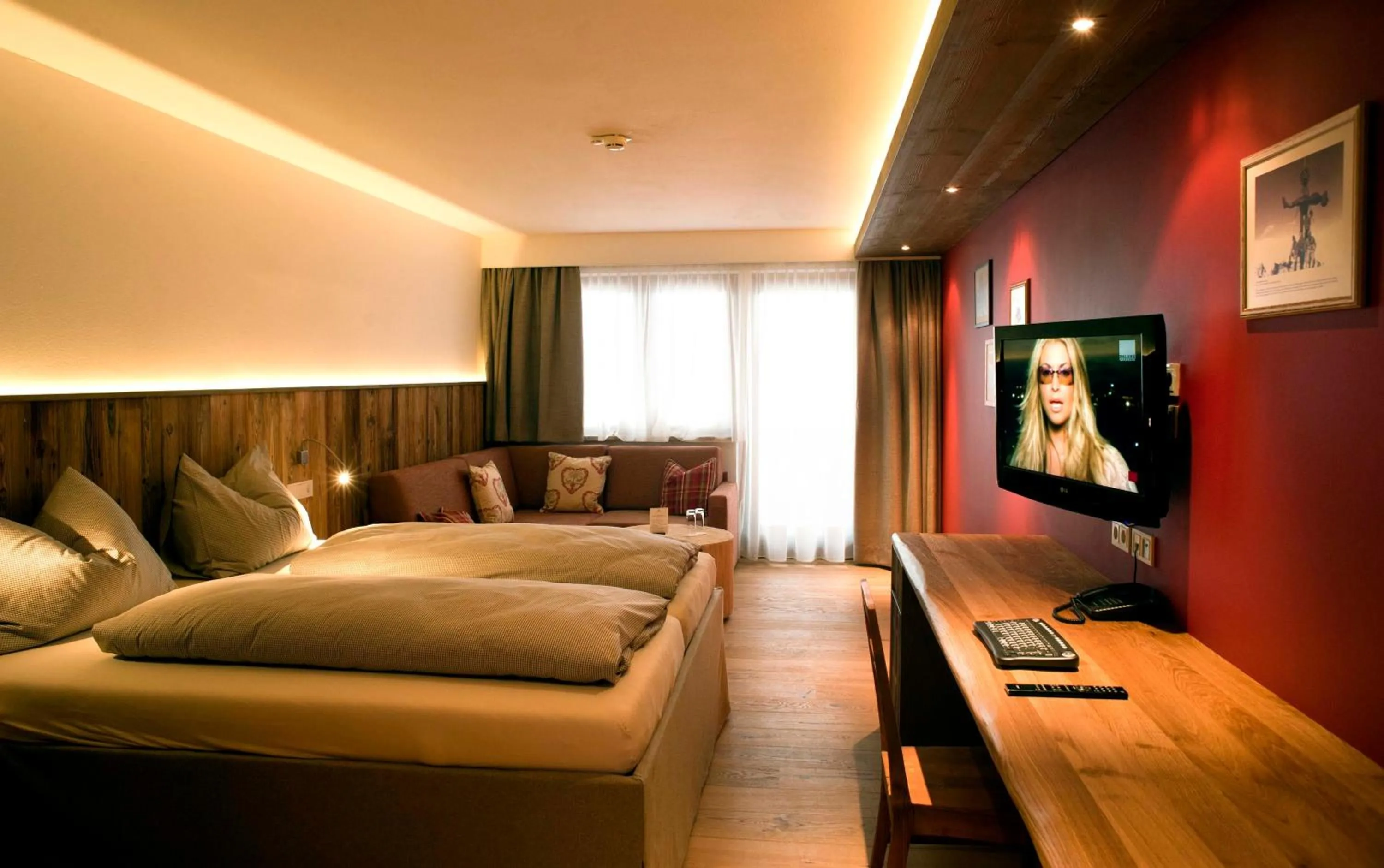 Bed in Lifestyle Hotel eder