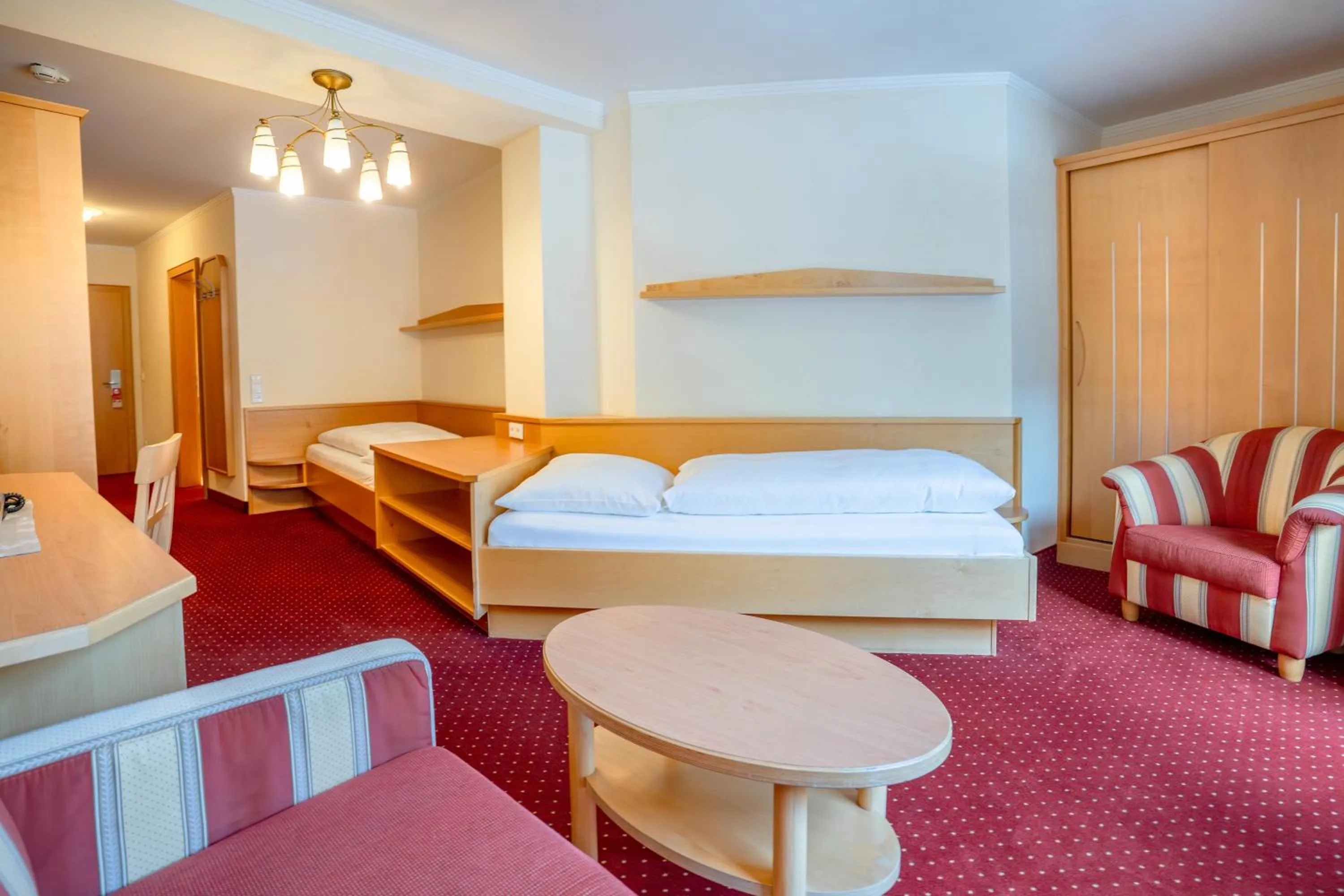 Bed in Familotel Kindl