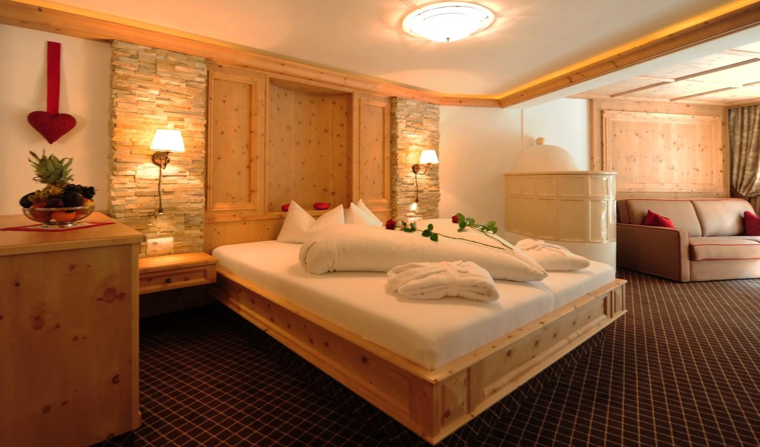 Living room, Bed in Familotel Kindl