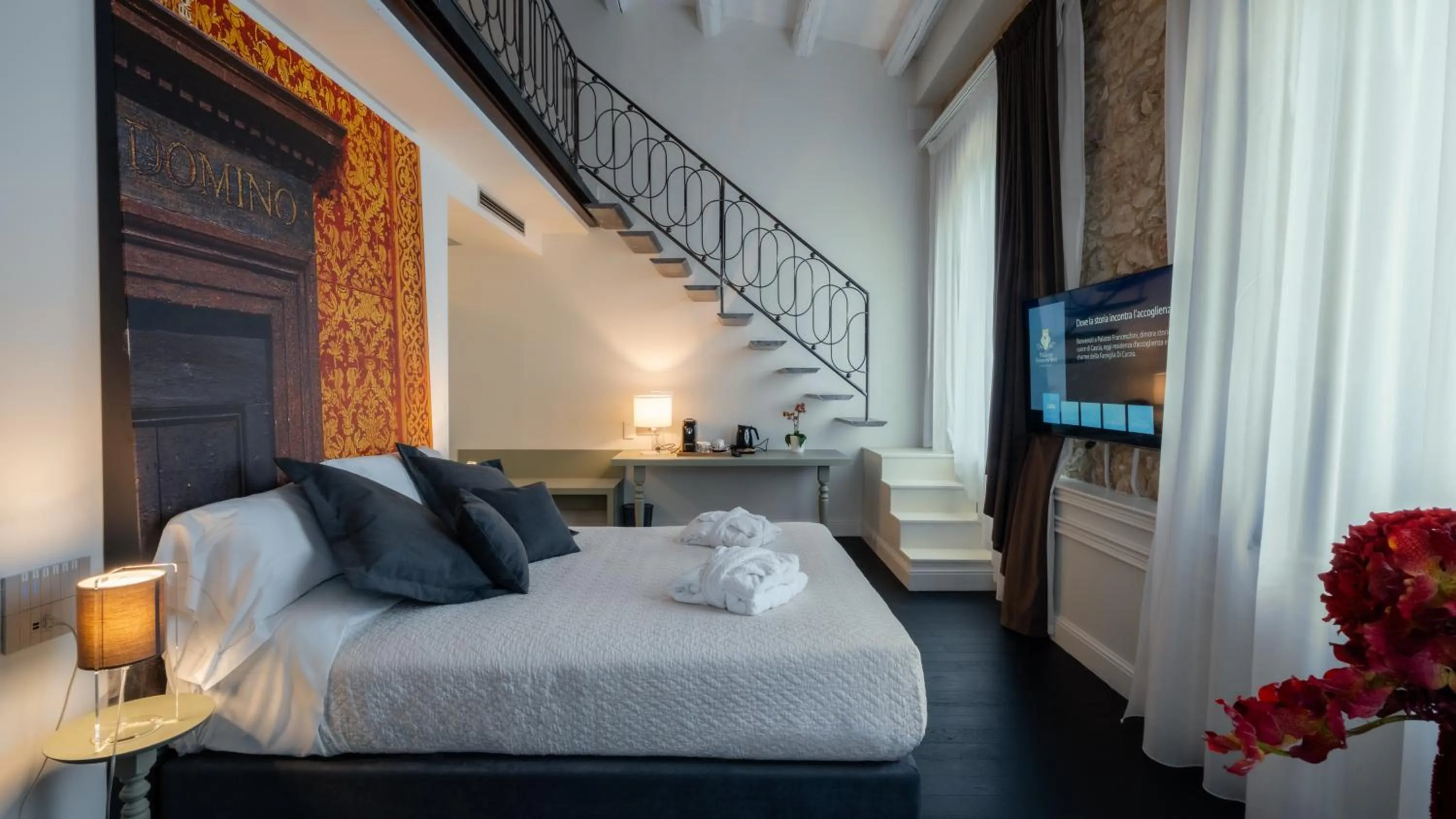 Bedroom, Bed in Palazzo Franceschini