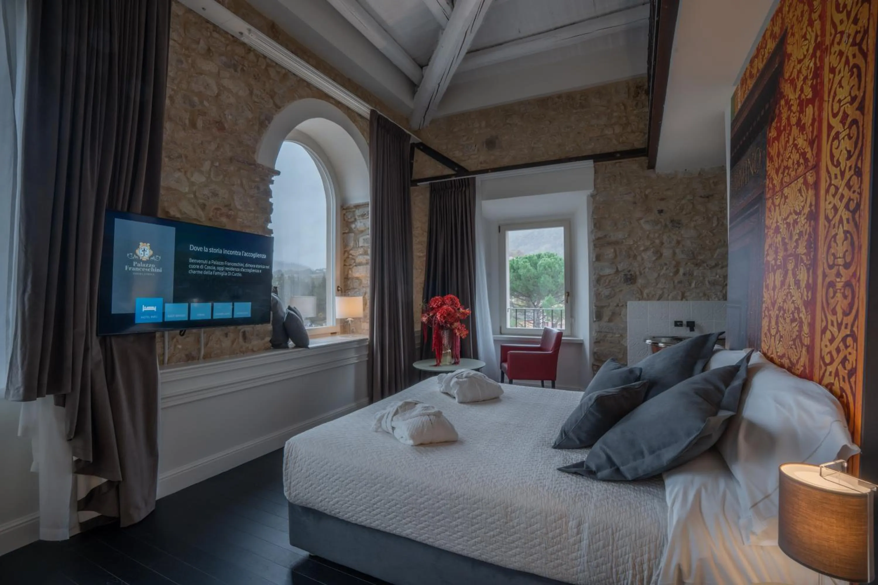 Bedroom, Bed in Palazzo Franceschini