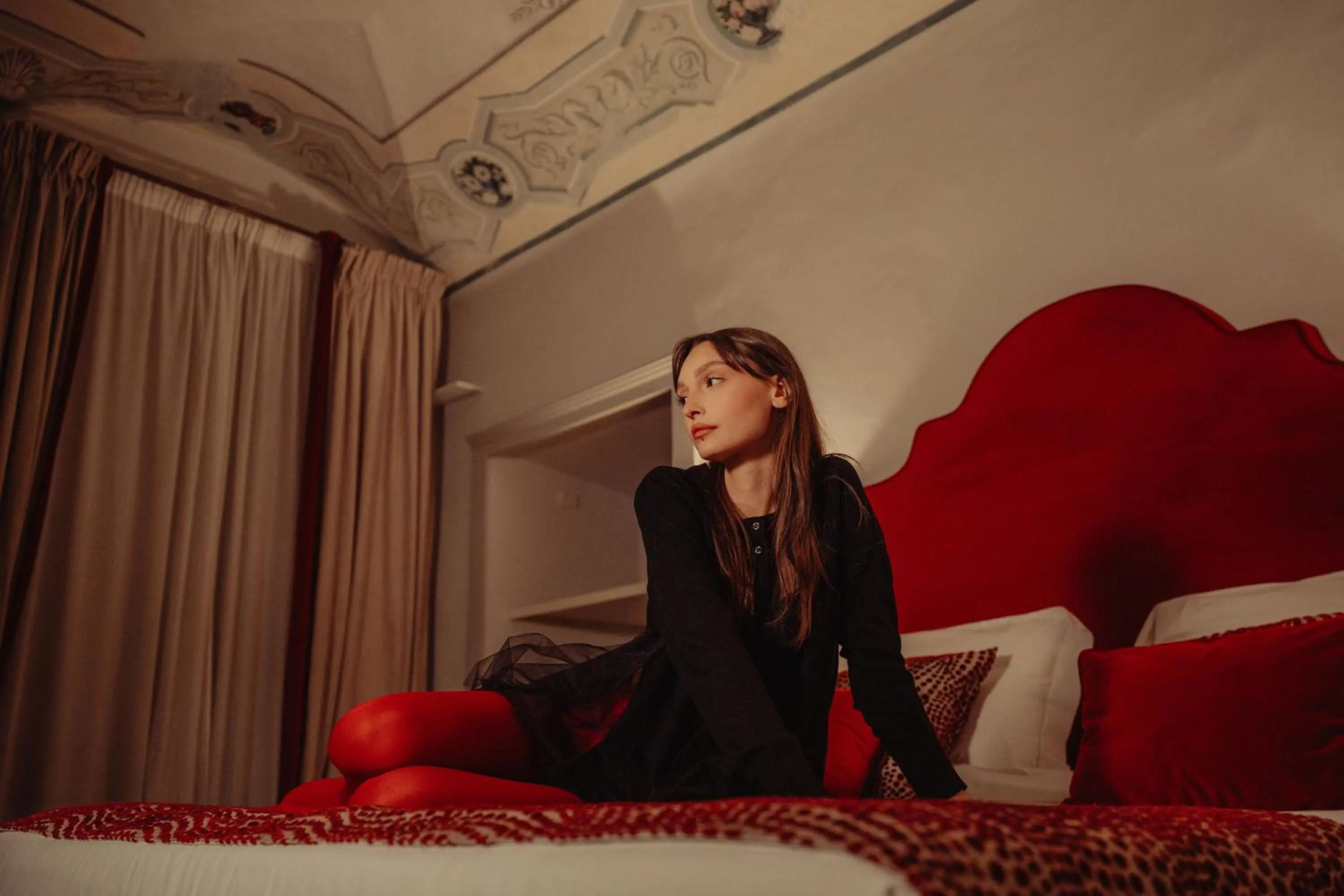 Bedroom, Bed in Palazzo Franceschini