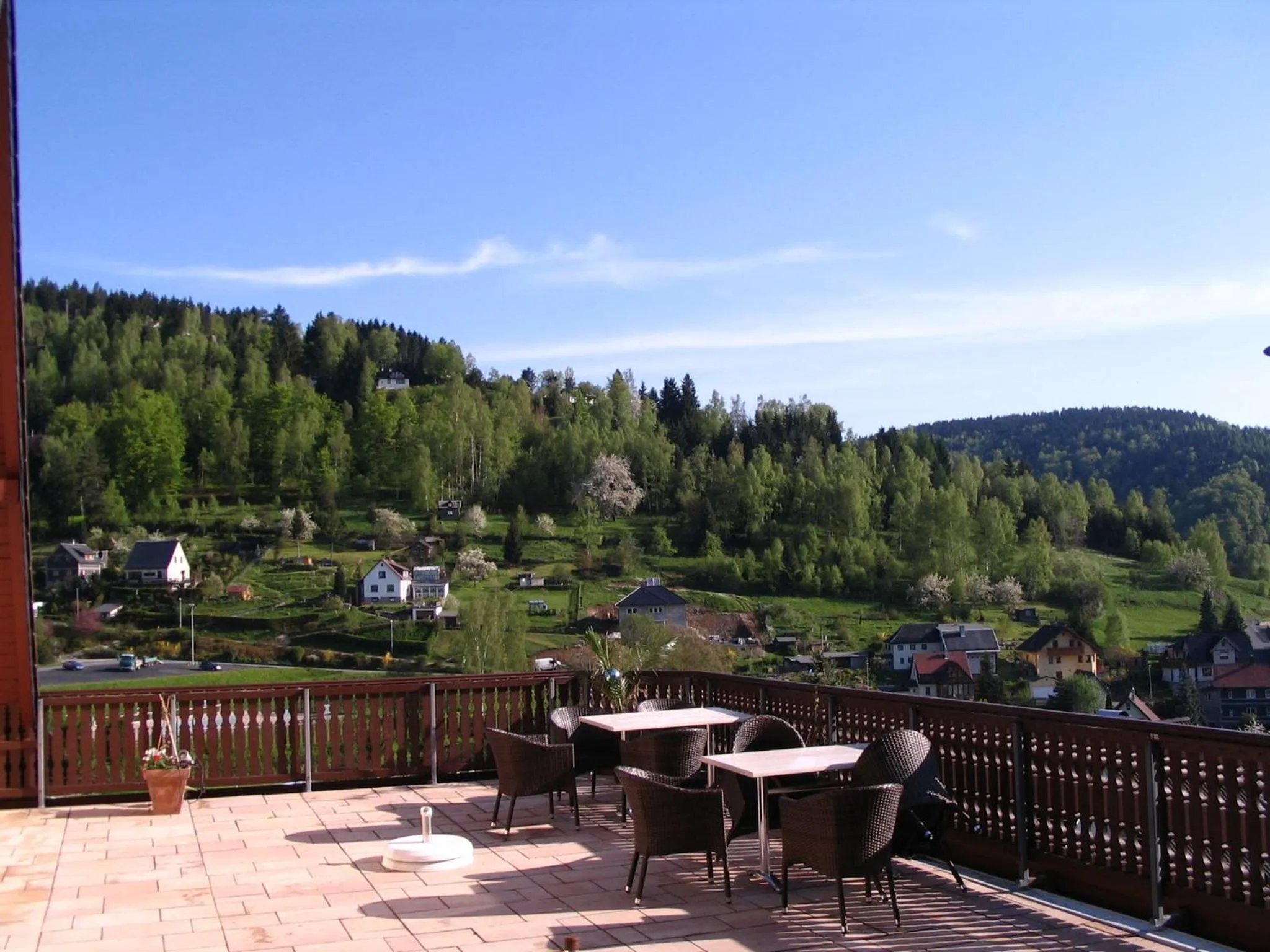 Balcony/Terrace in Hotel Schöne Aussicht