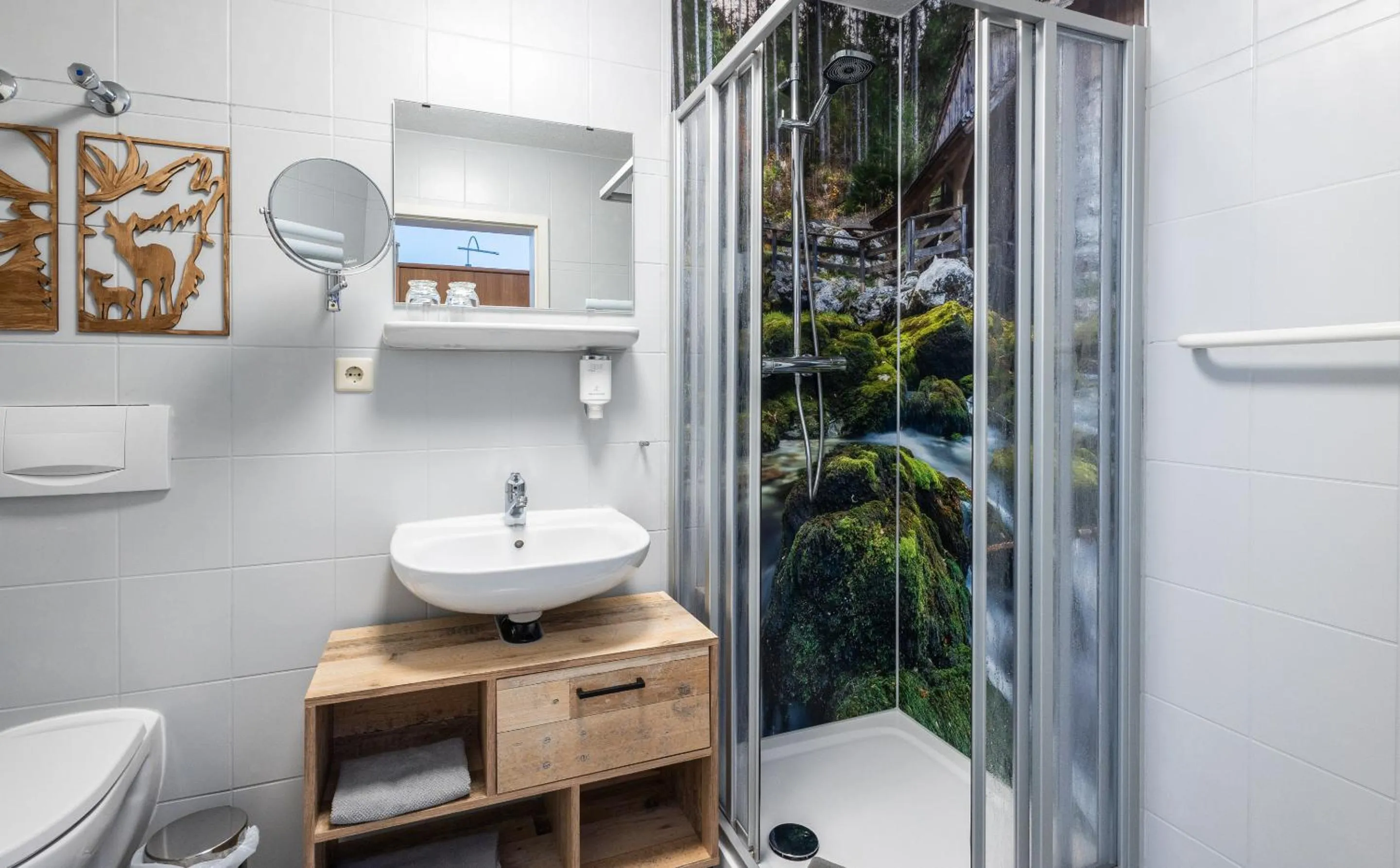 Bathroom in Hotel Schöne Aussicht