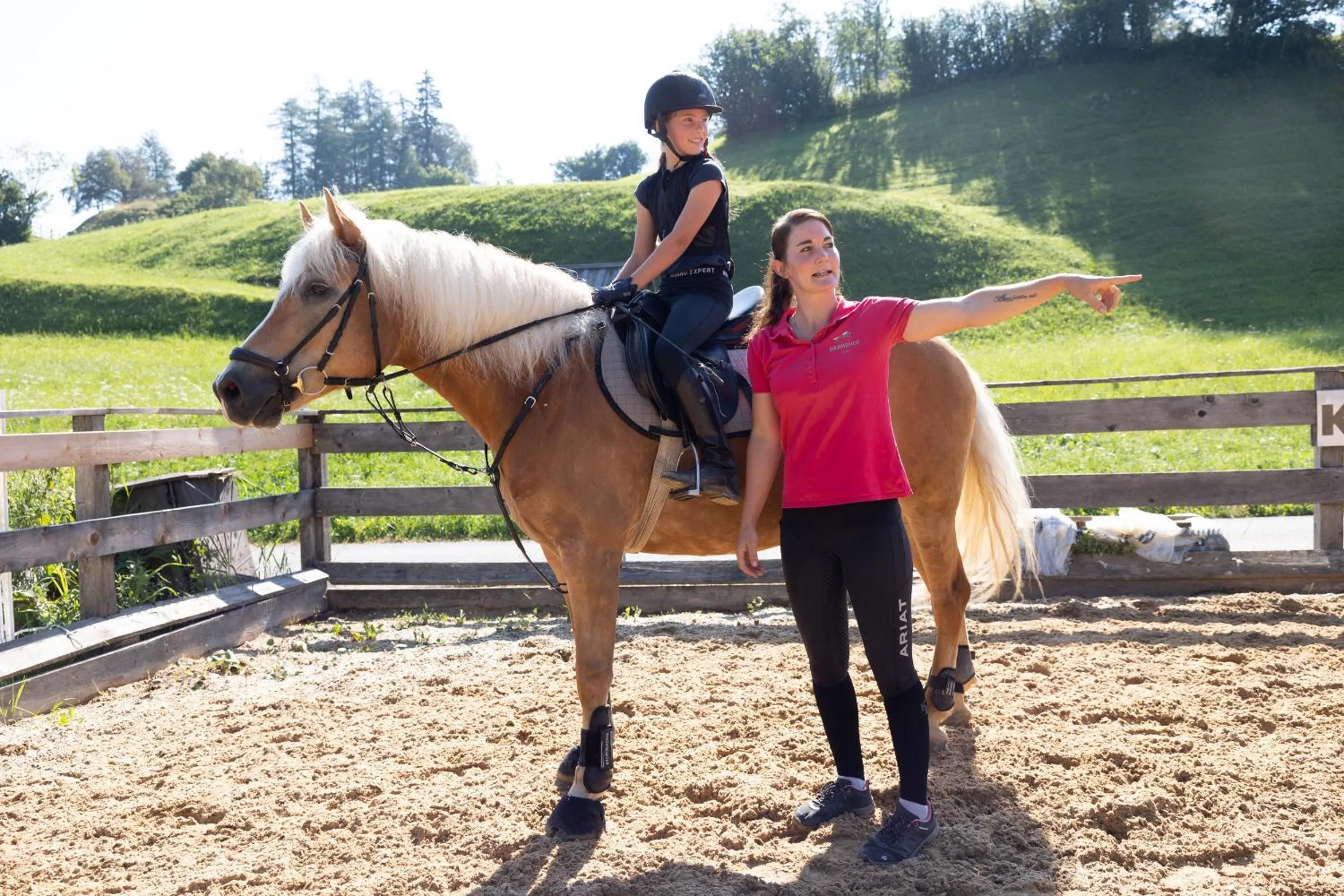 Horse-riding in Familien und Naturhotel Darrehof