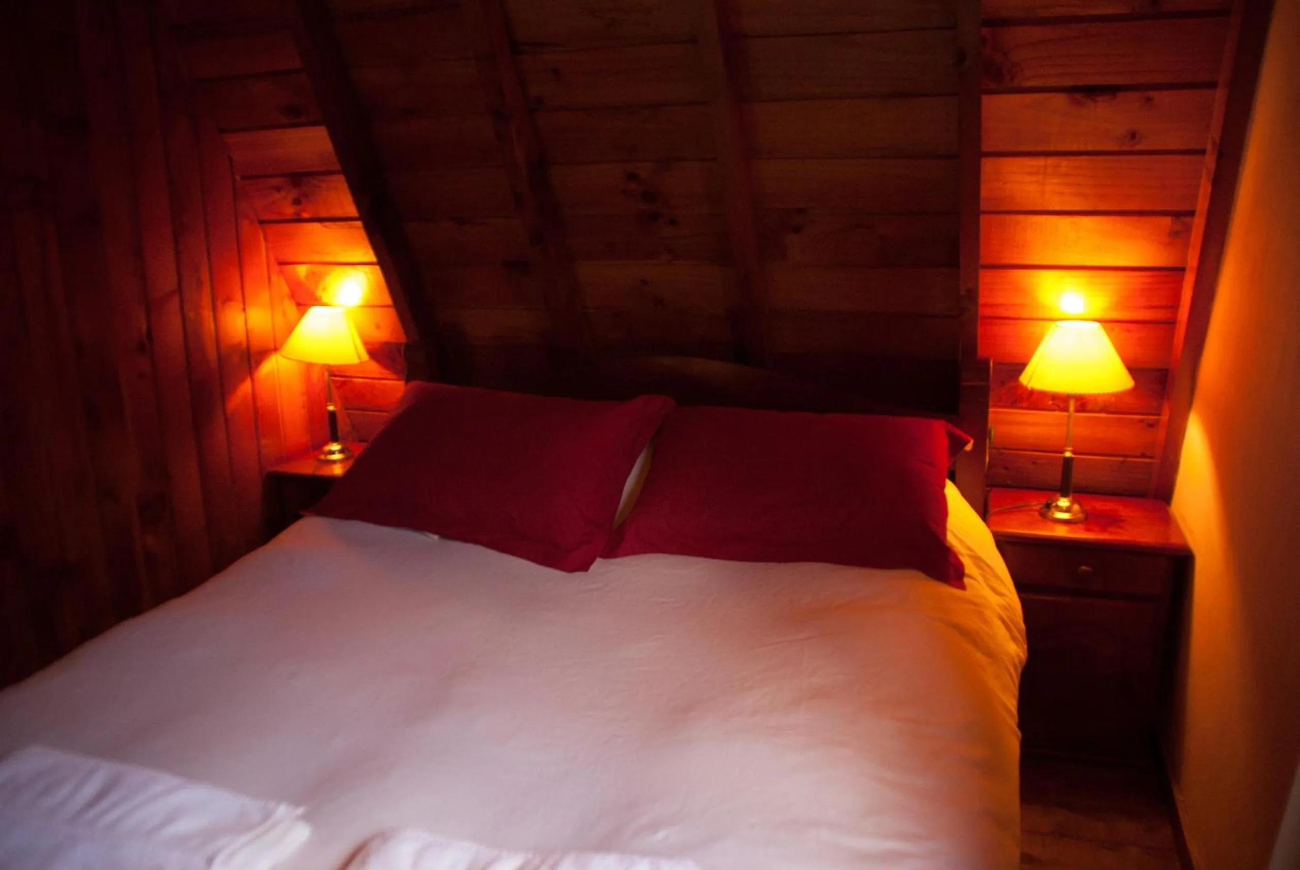 Bedroom, Bed in Cabañas Villa Pañil