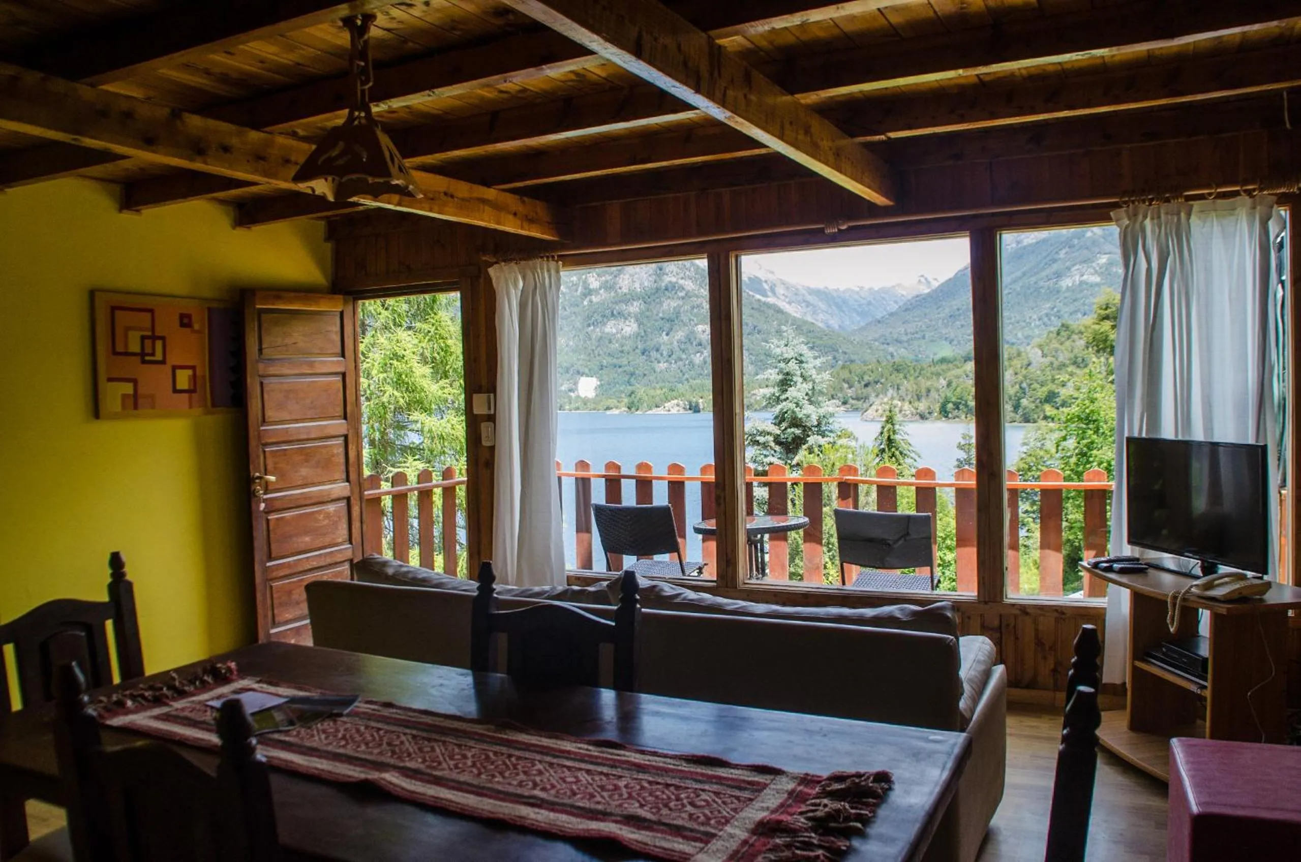 Living room in Cabañas Villa Pañil