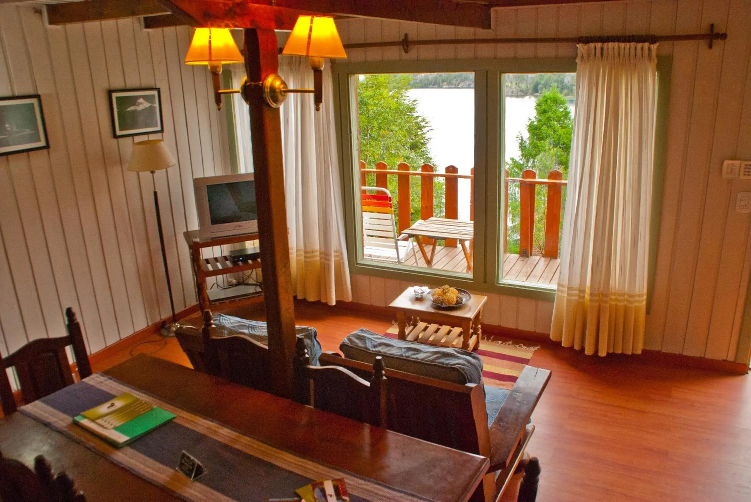 Living room in Cabañas Villa Pañil