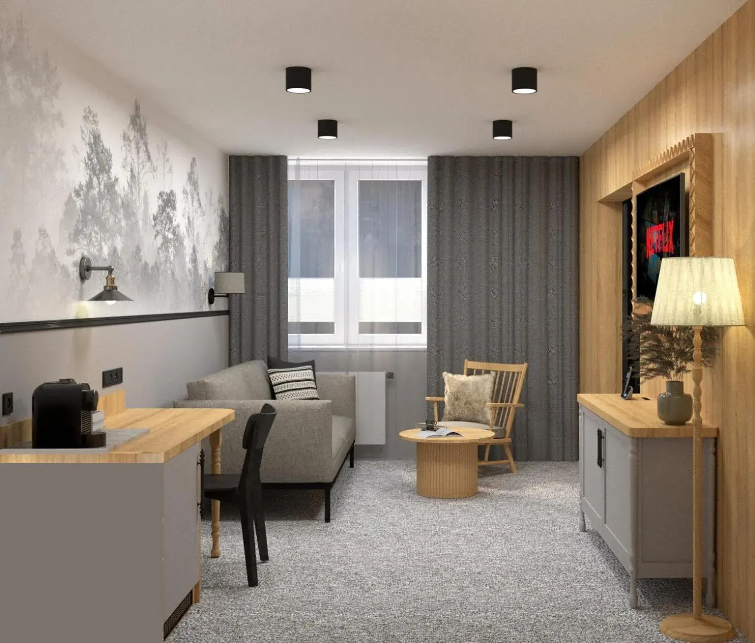 Deluxe Studio with passage to Zakopane baths in Kompleks Antałówka Termy & Med Deluxe Studio with passage to Zakopane baths in Kompleks Antałówka Termy & Med