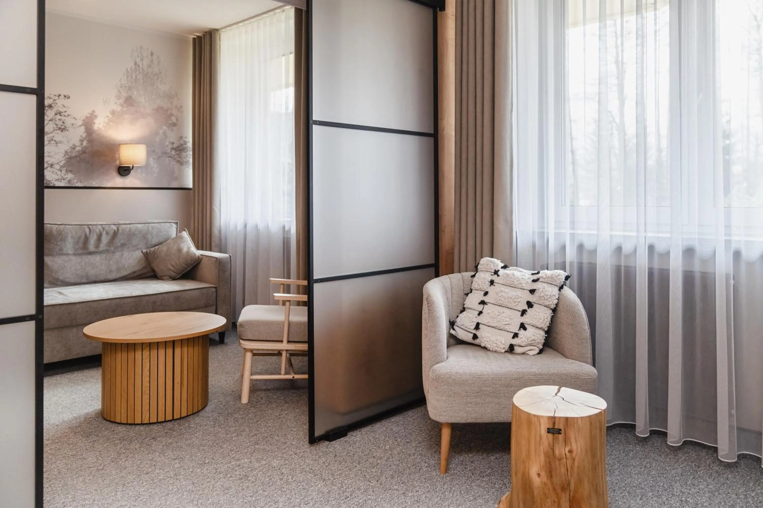 Living room, Bed in Kompleks Antałówka Termy & Med