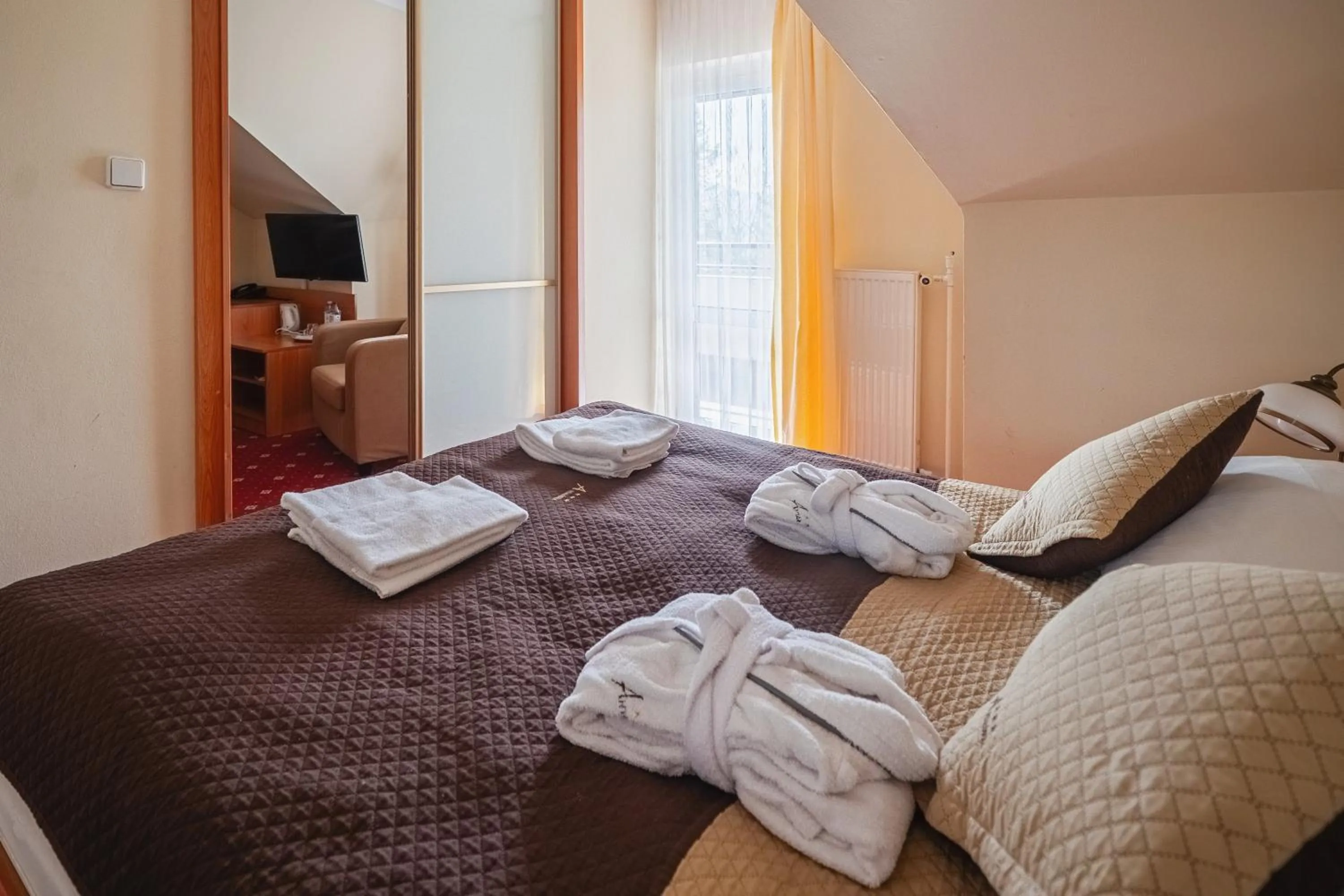 Bed in Kompleks Antałówka Termy & Med