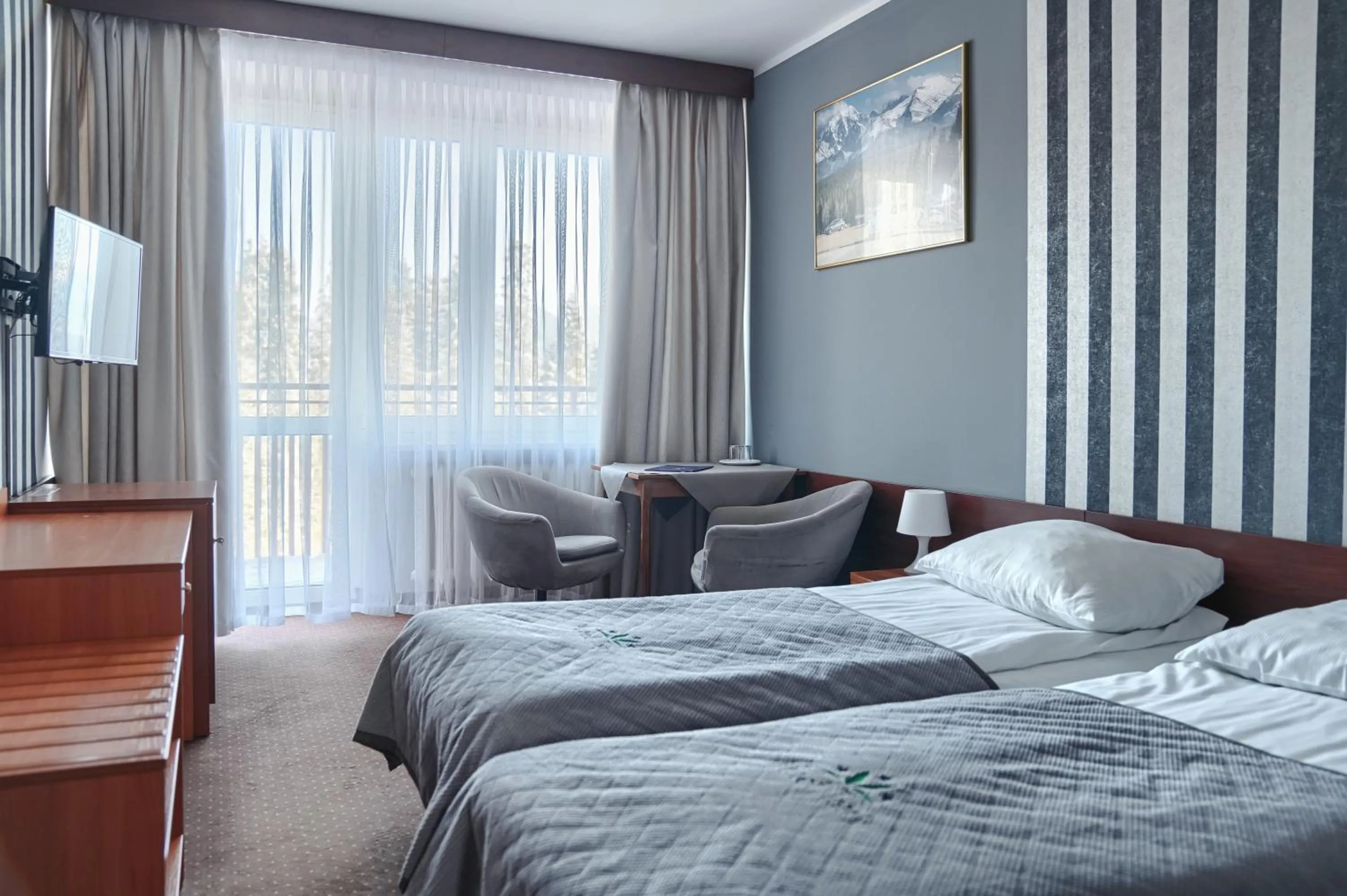 Bed in Zespół Tatry - Hotel Tatry i Budynek Turystyczny