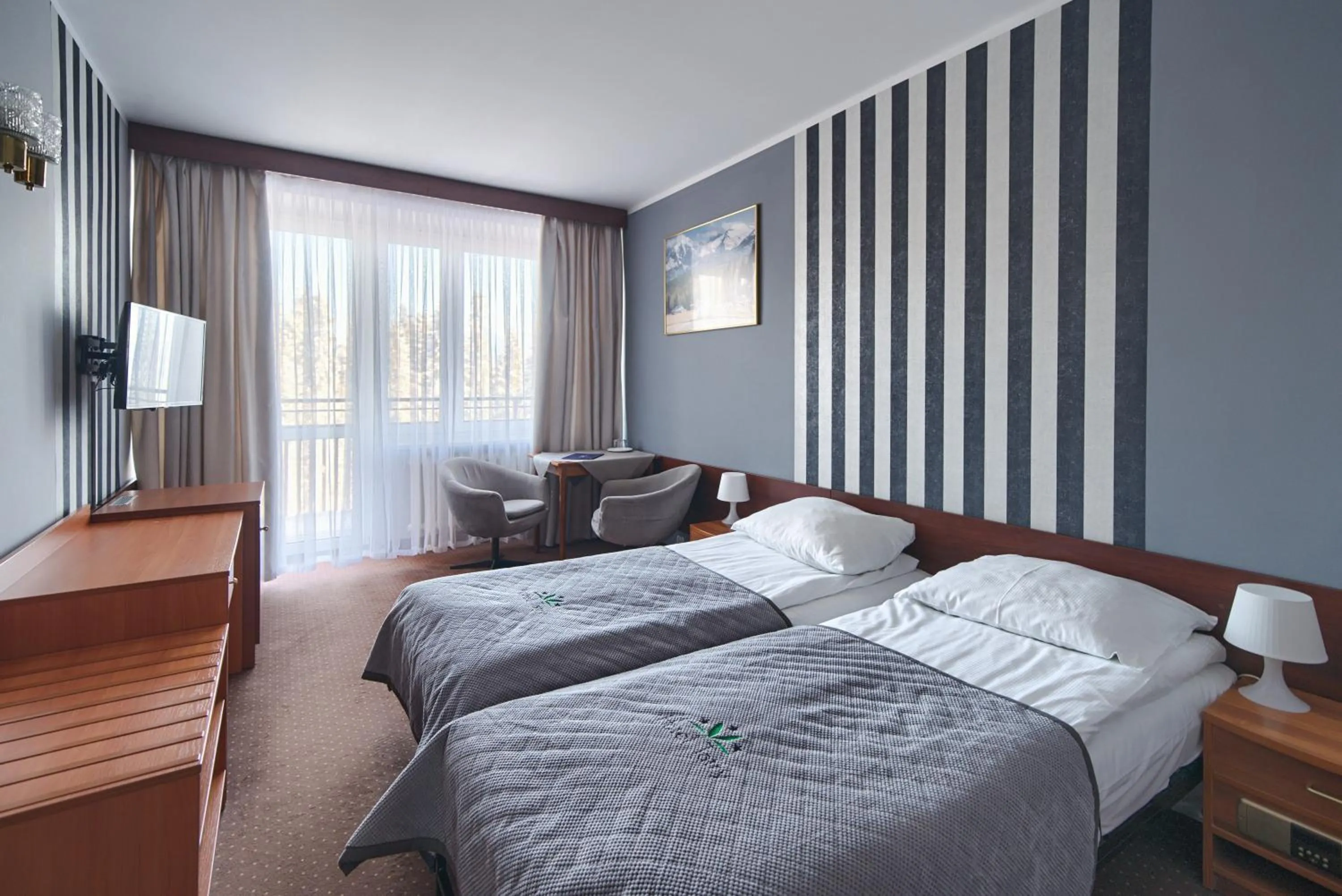 Bed in Zespół Tatry - Hotel Tatry i Budynek Turystyczny