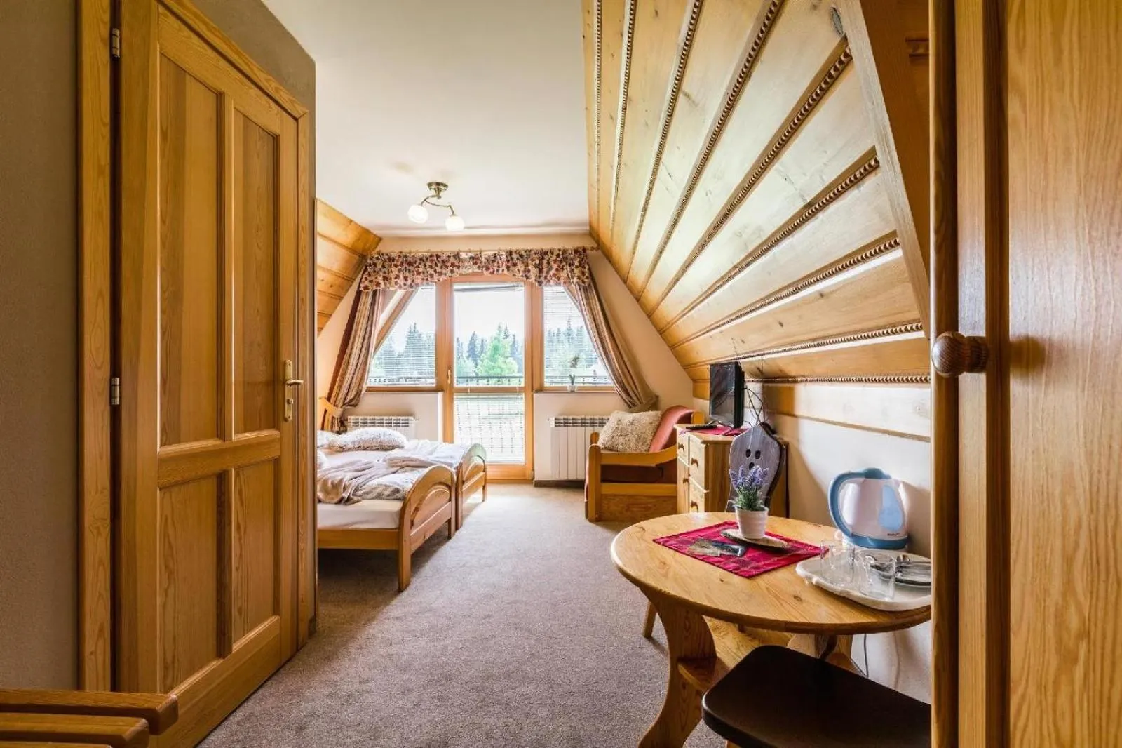 Balcony/Terrace, Bed in Willa Cetynka