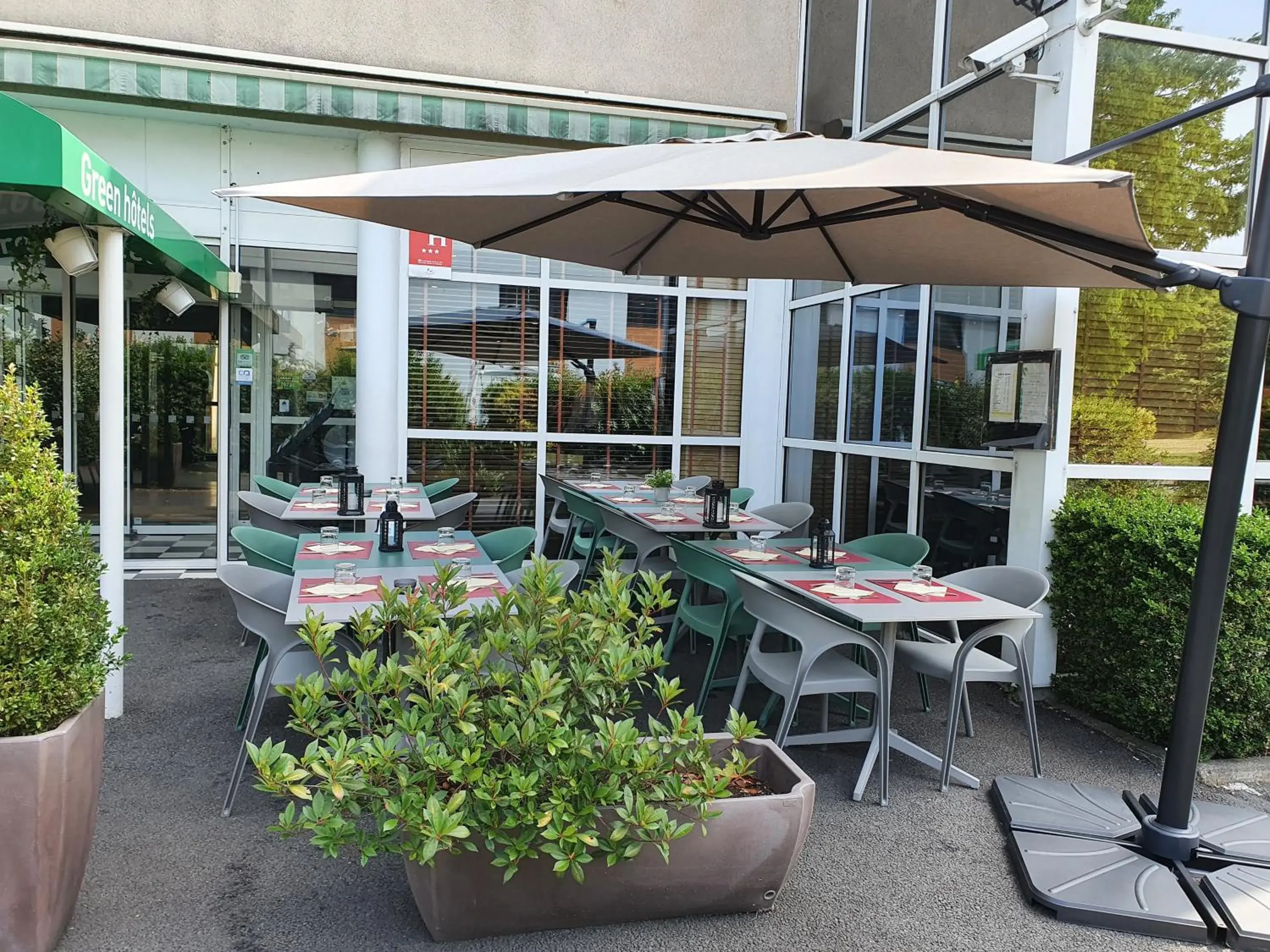Patio in Greenhotels Roissy Parc des Expositions