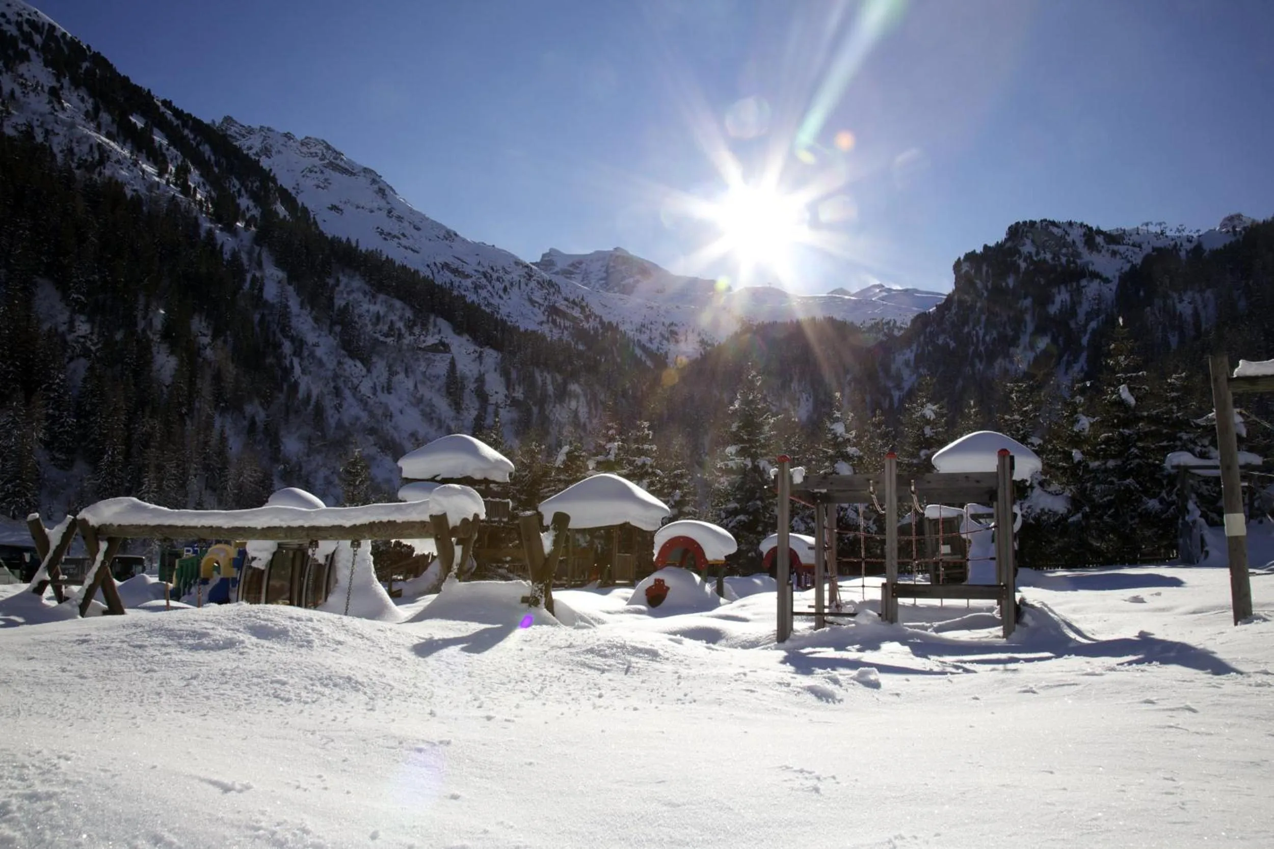 Children play ground in Kinder- & Gletscherhotel Hintertuxerhof
