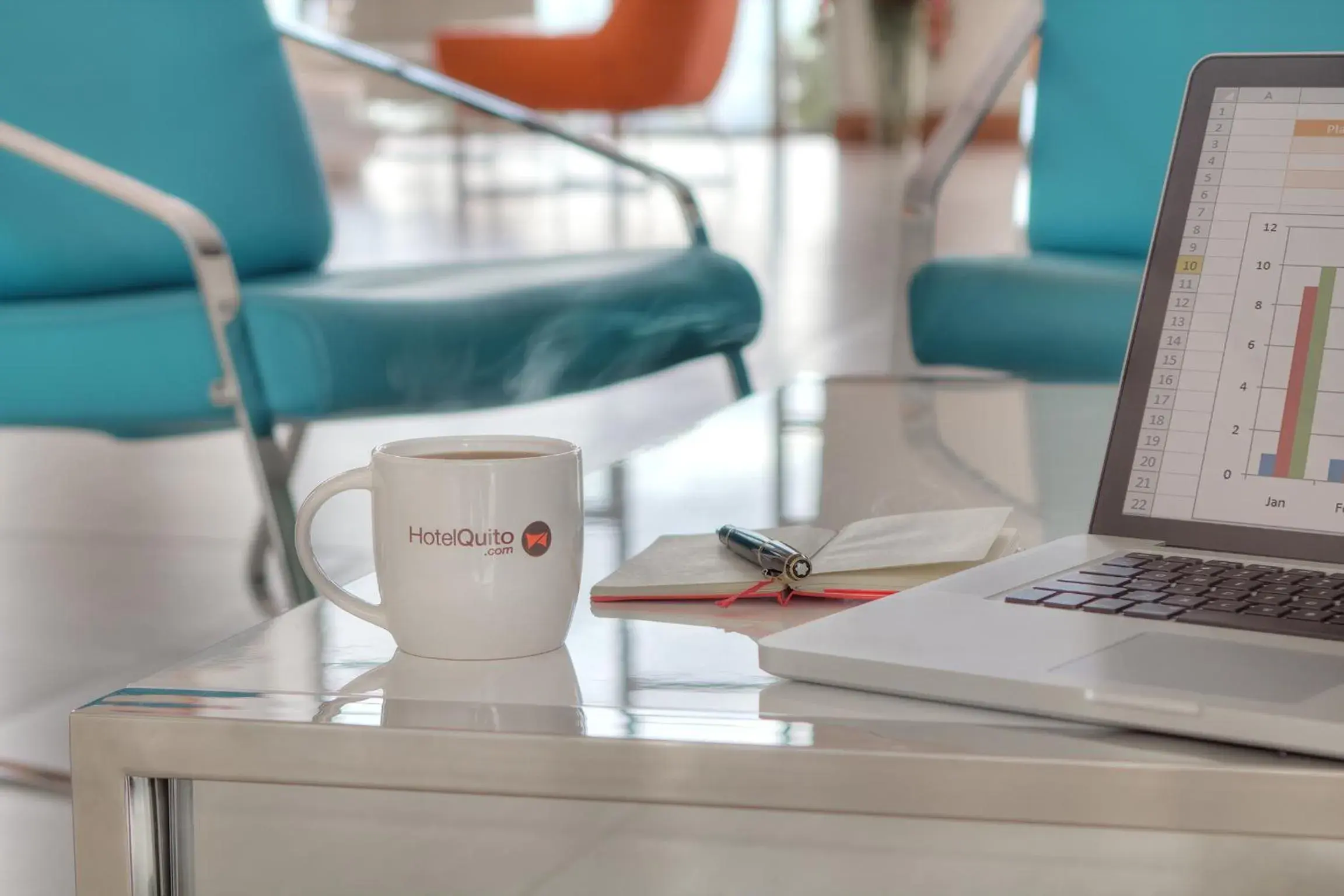 Lobby or reception in Hotel Quito Lobby or reception in Hotel Quito