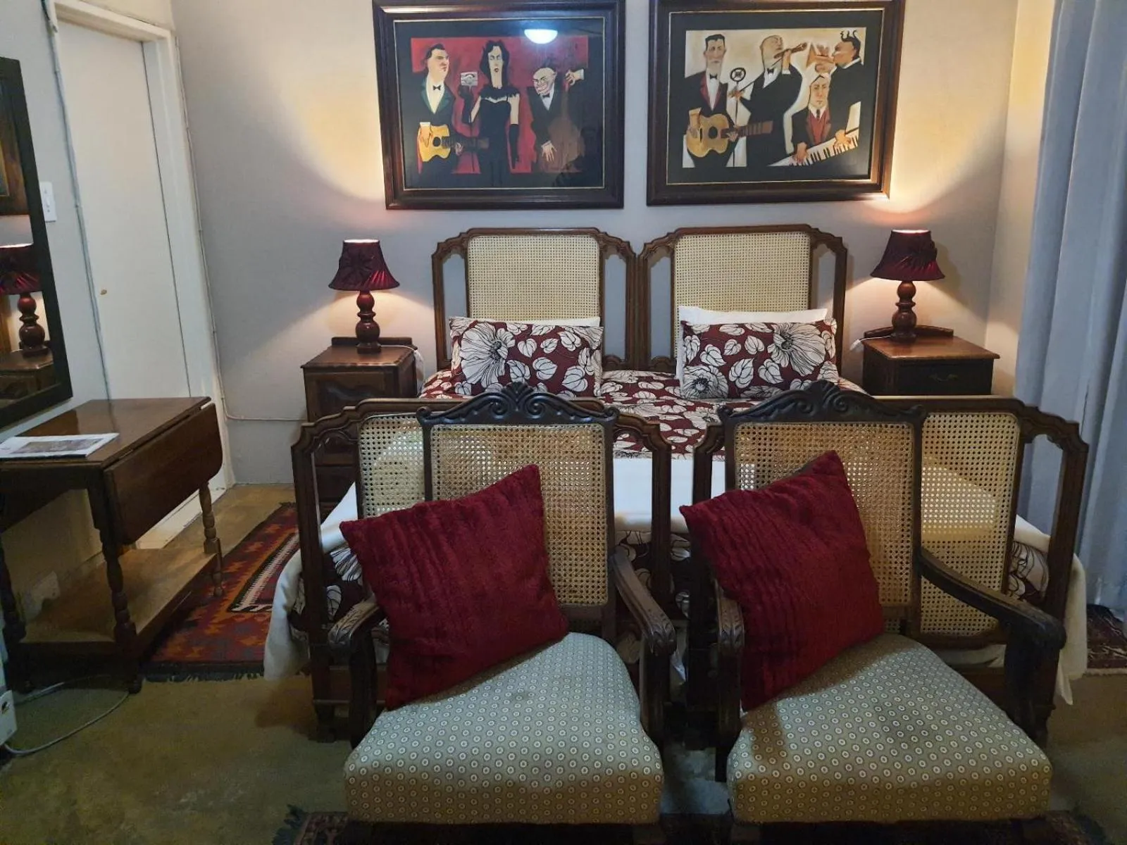 Bed in Gemsbok Cottage