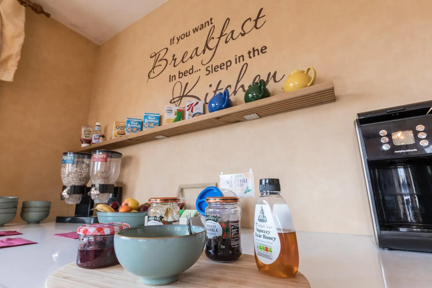 Decorative detail in The Sheiling B&B - NC 500