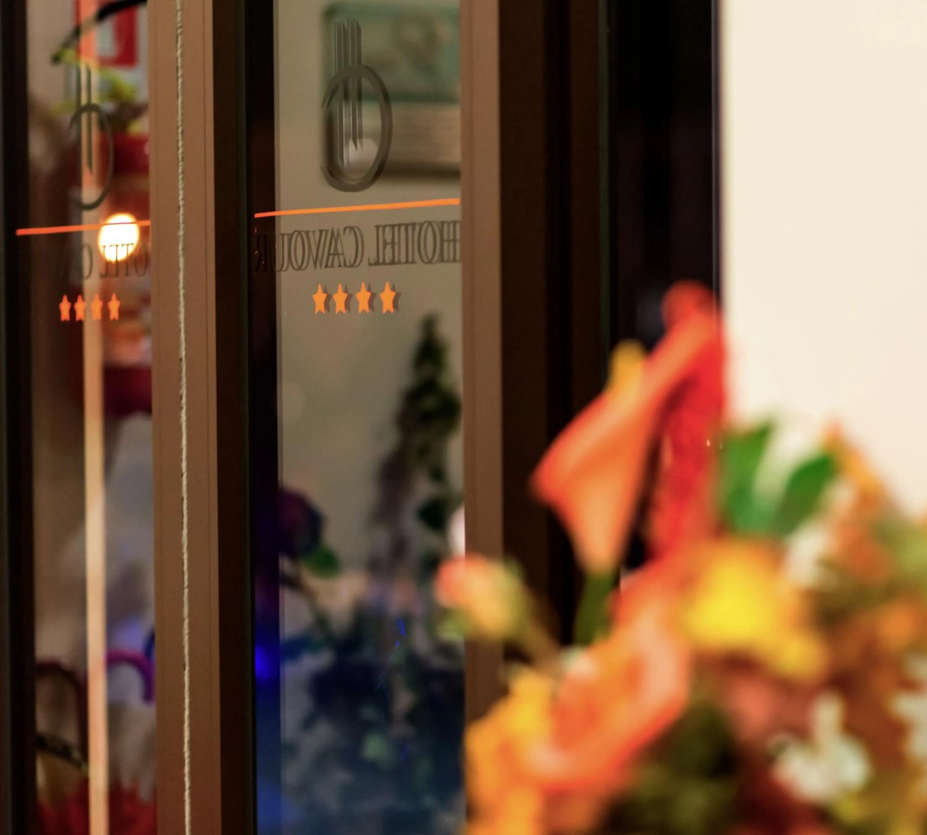 Decorative detail in Hotel Cavour