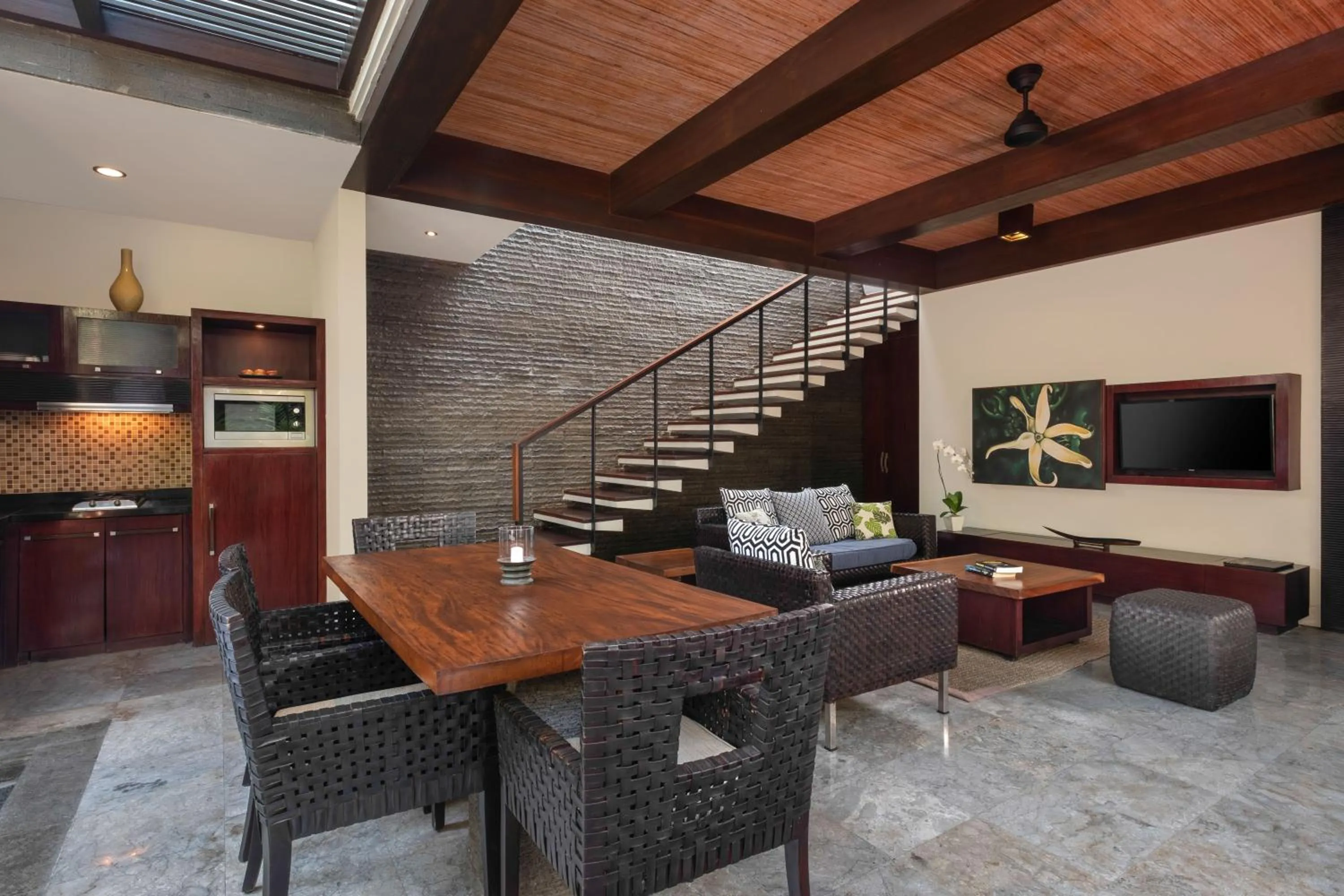 Living room in Le Jardin Villas Seminyak