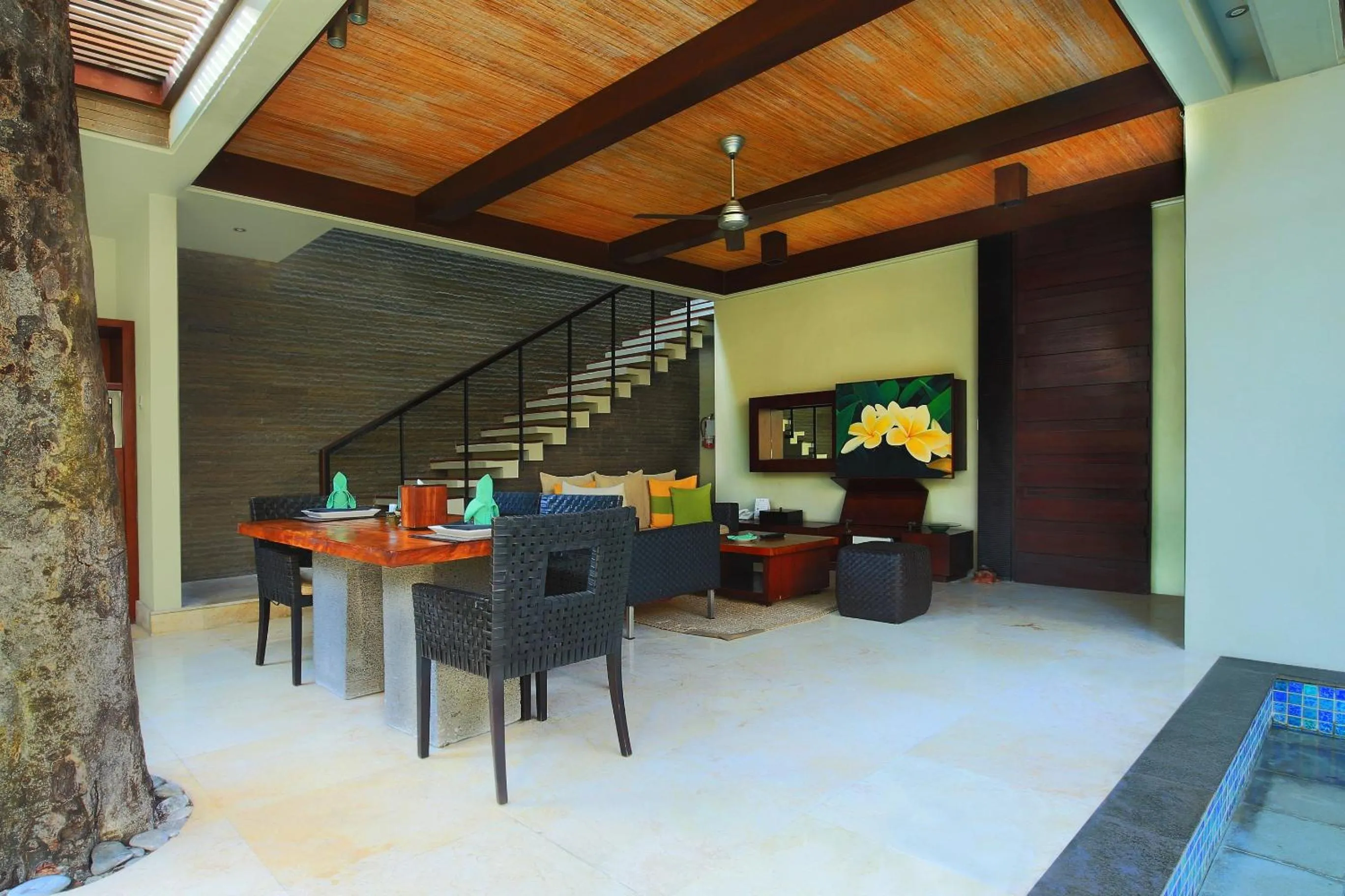 Living room in Le Jardin Villas Seminyak