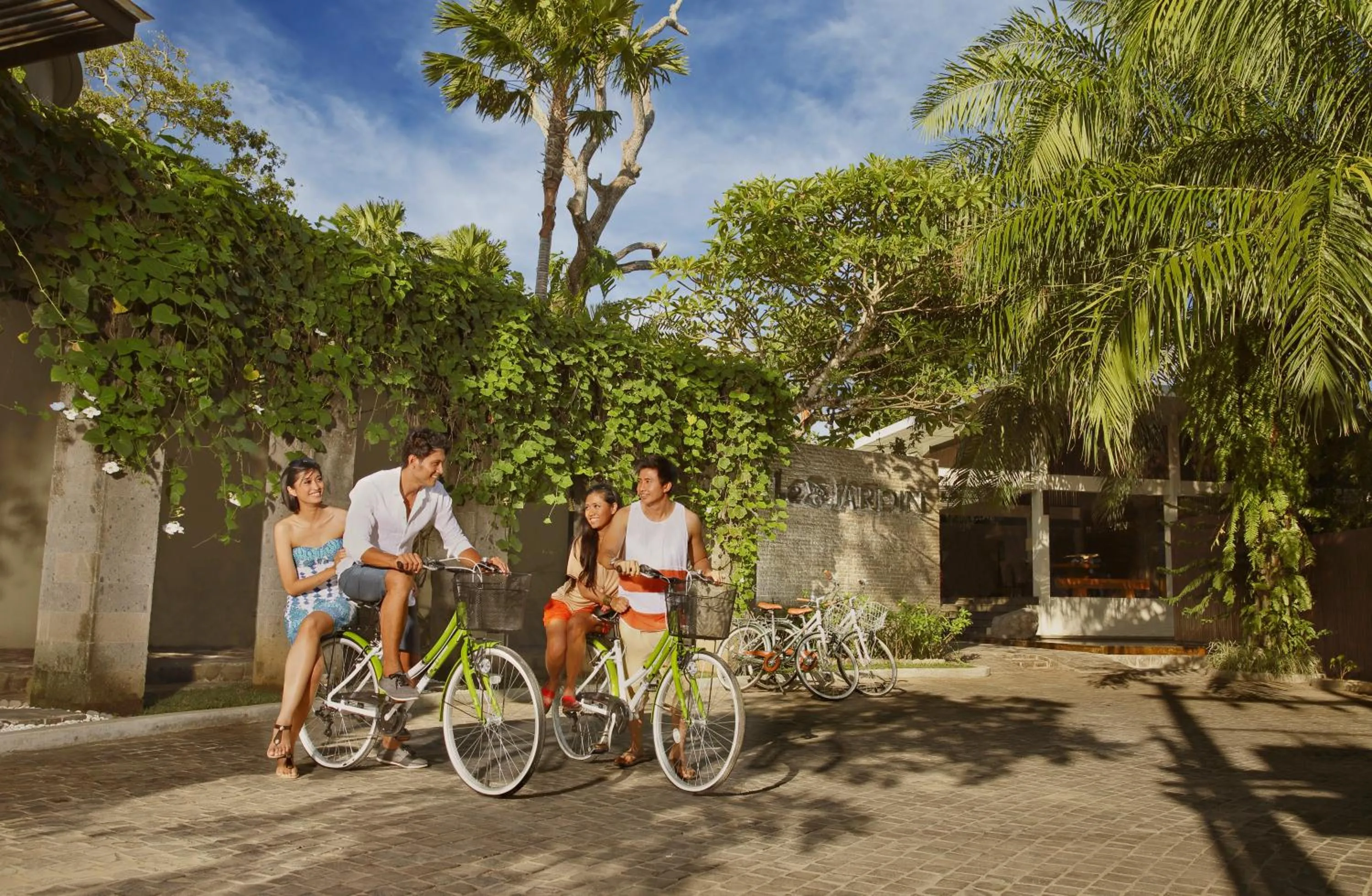 Cycling in Le Jardin Villas Seminyak