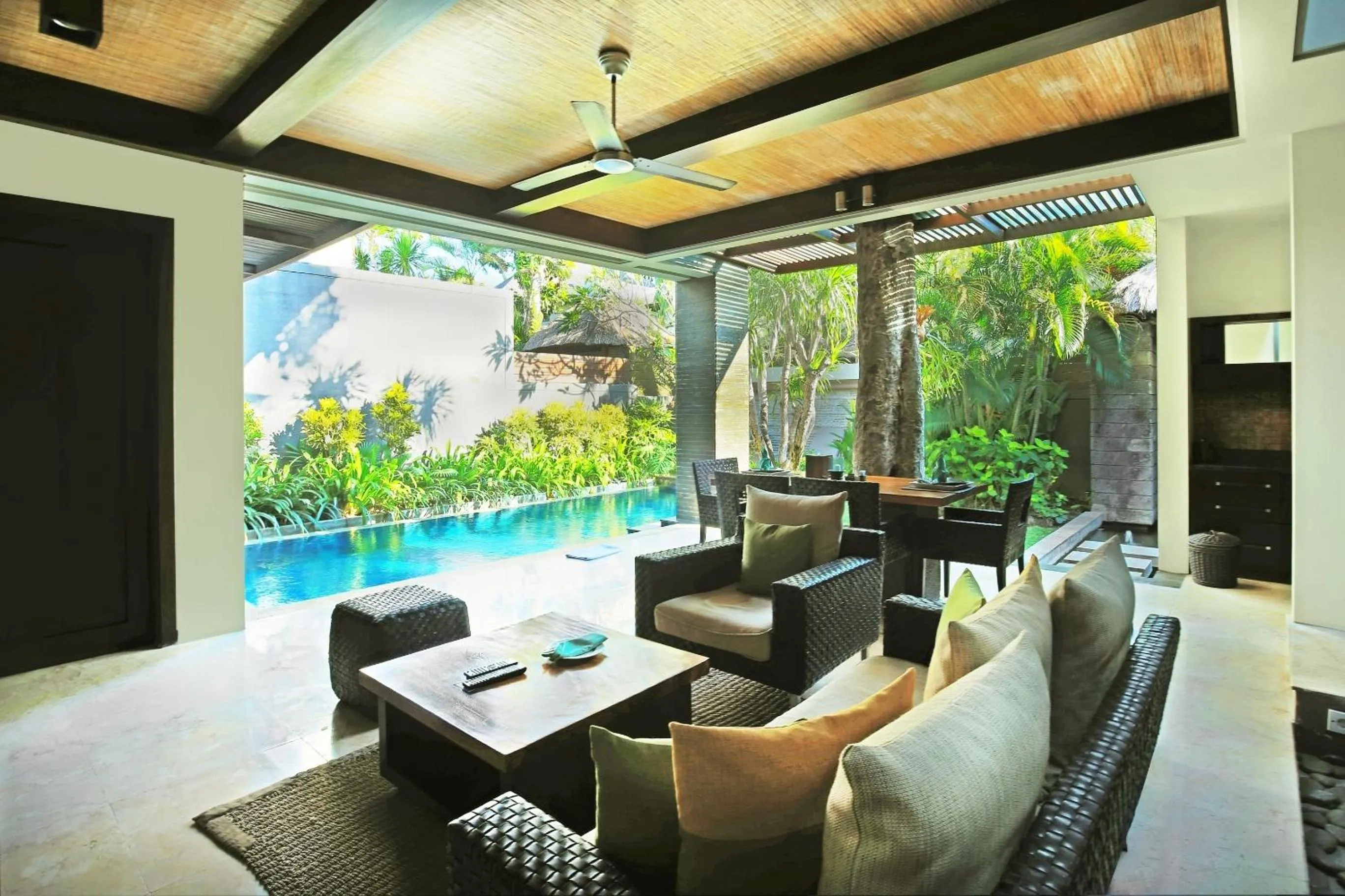 Dining area in Le Jardin Villas Seminyak