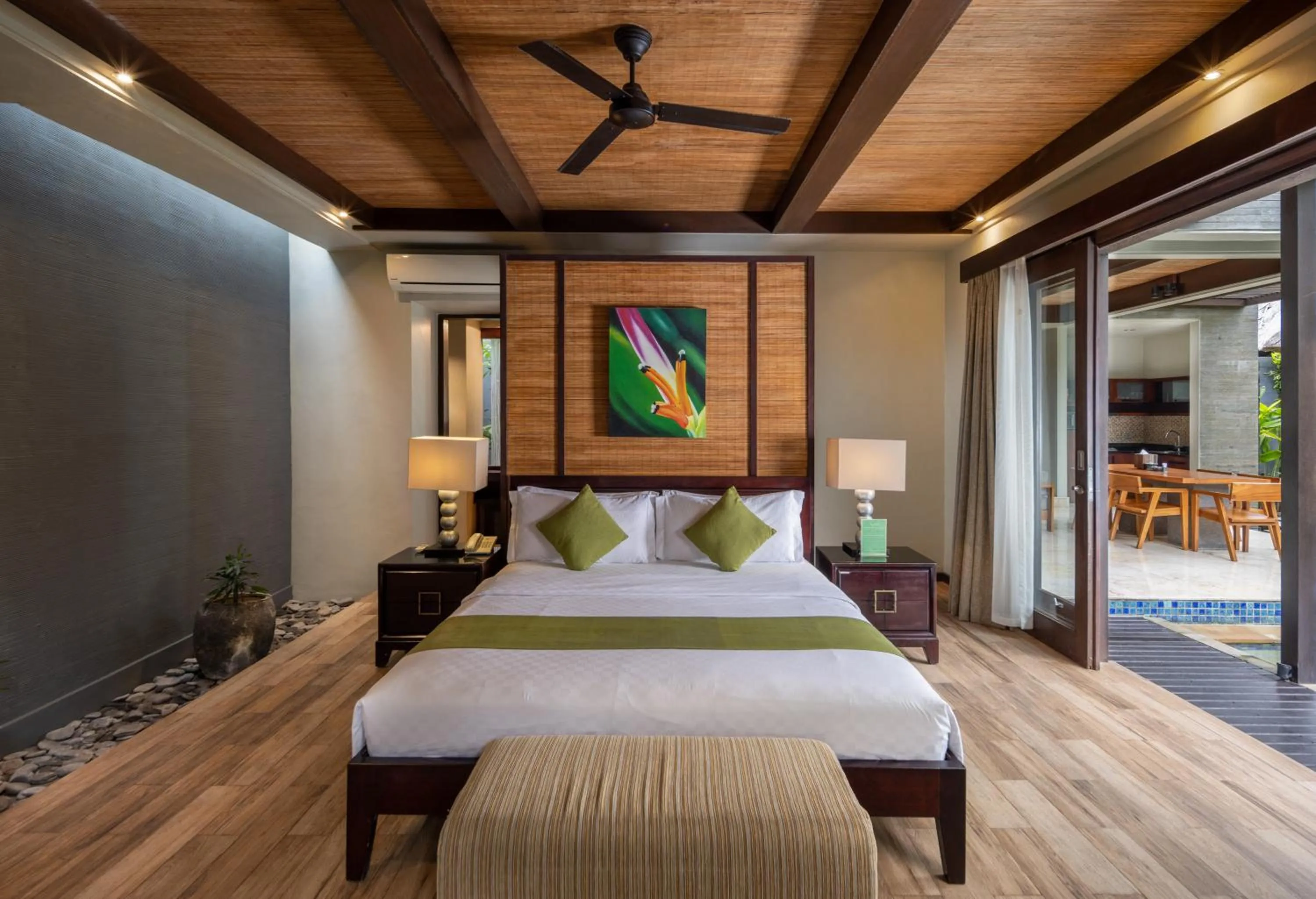 Bedroom, Bed in Le Jardin Villas Seminyak