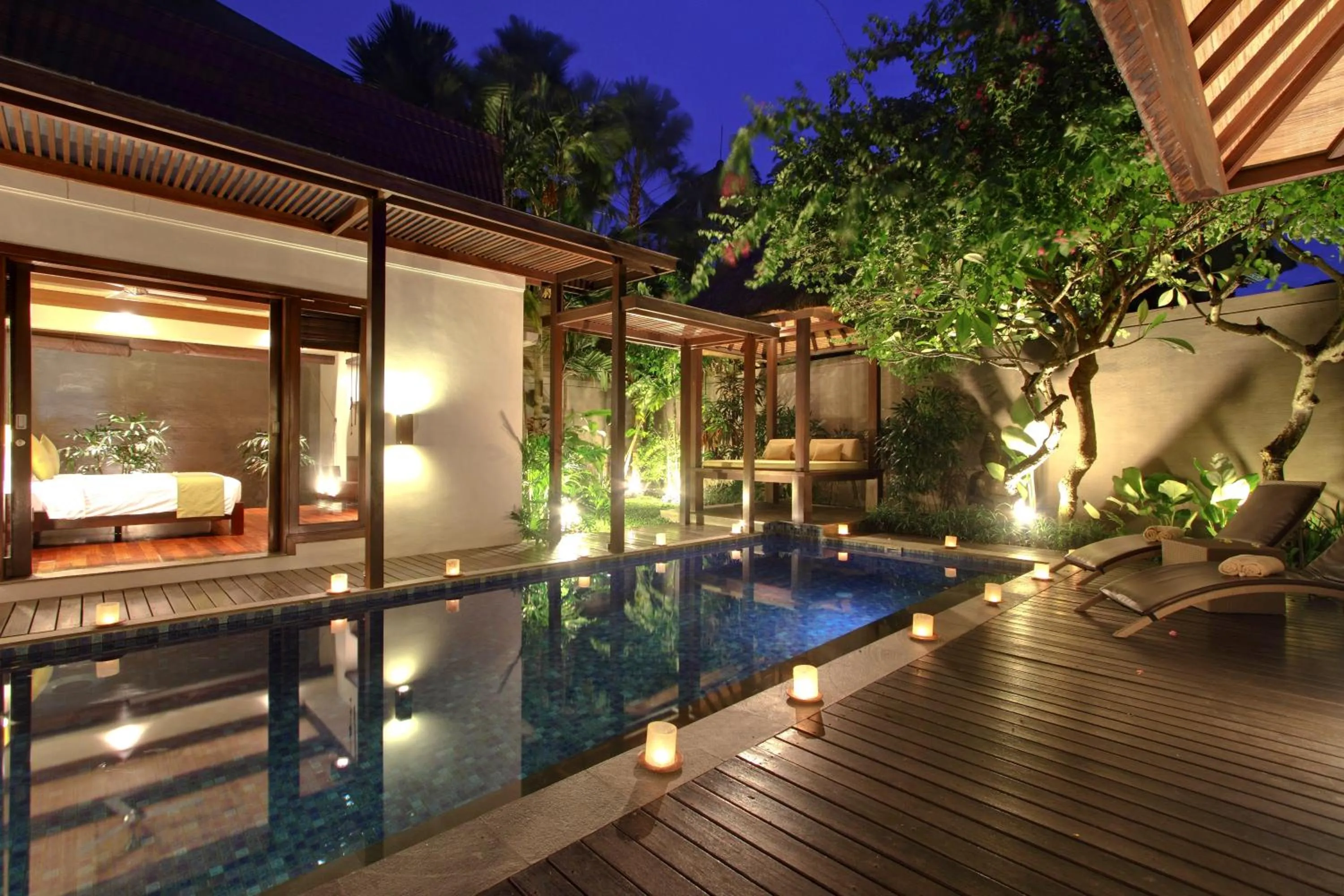 Swimming pool in Le Jardin Villas Seminyak