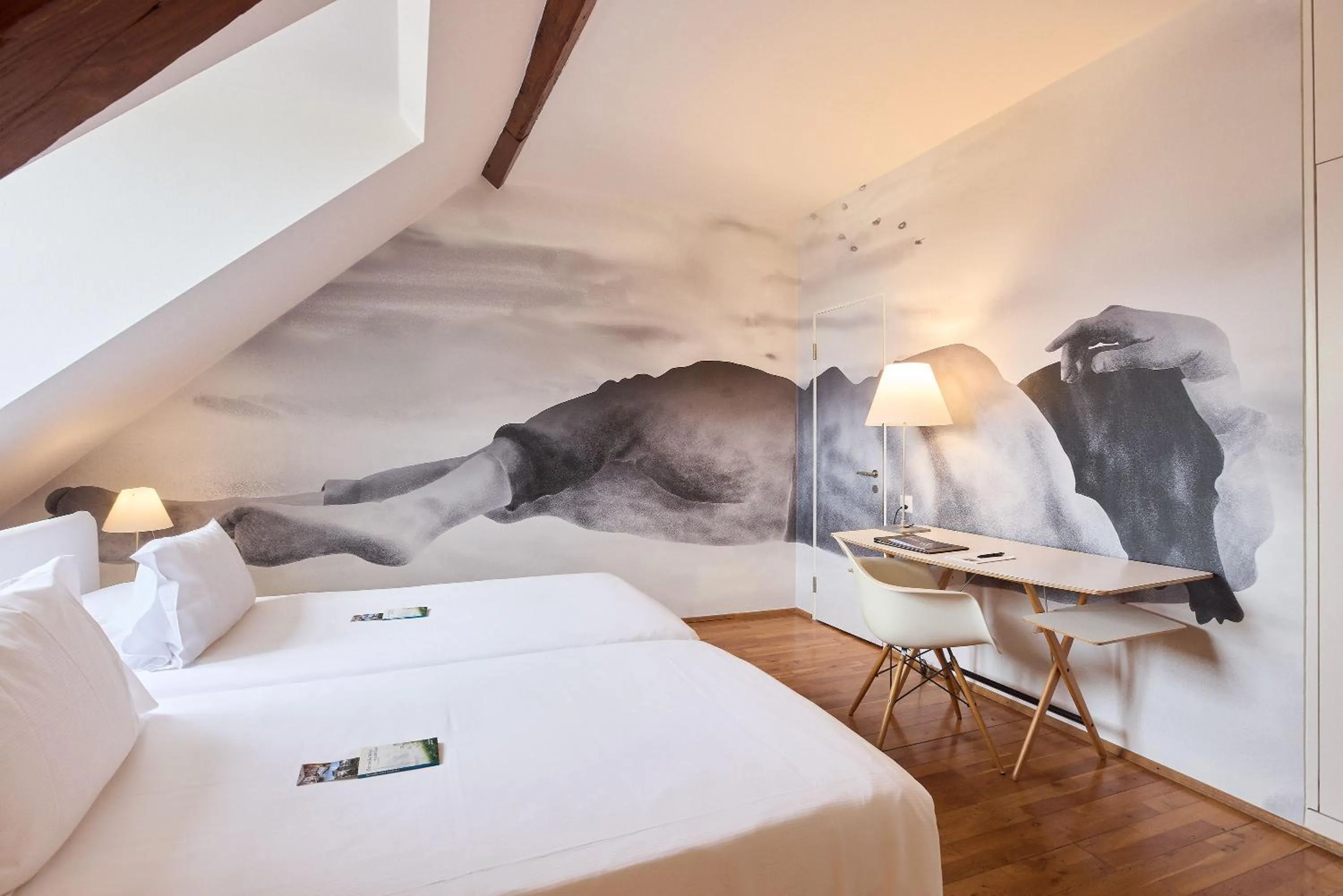 Bed in Gast - und Kulturhaus Der Teufelhof Basel