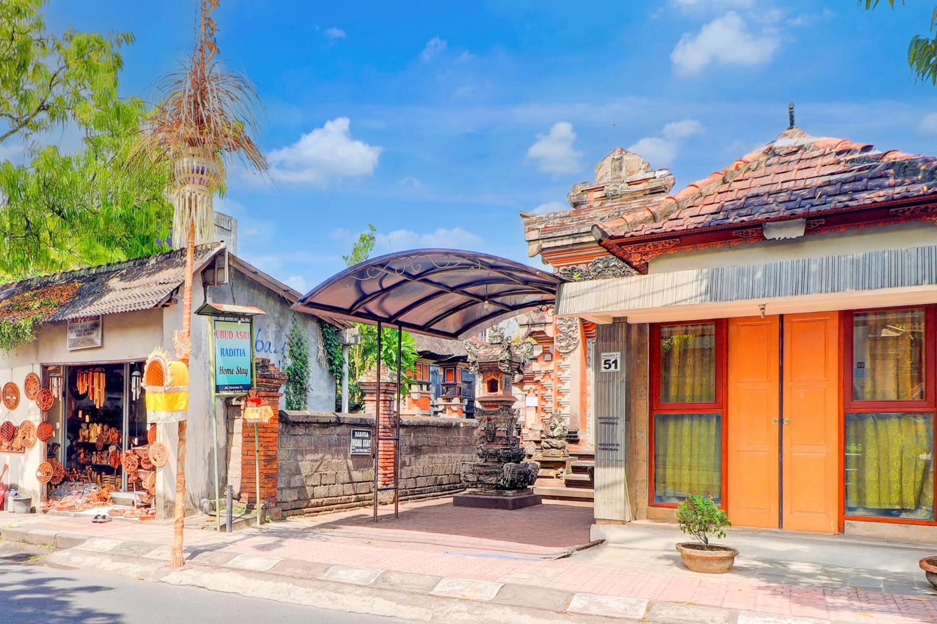 Facade/entrance in Hotel O Ubud Asri Homestay Near Monkey Forest
