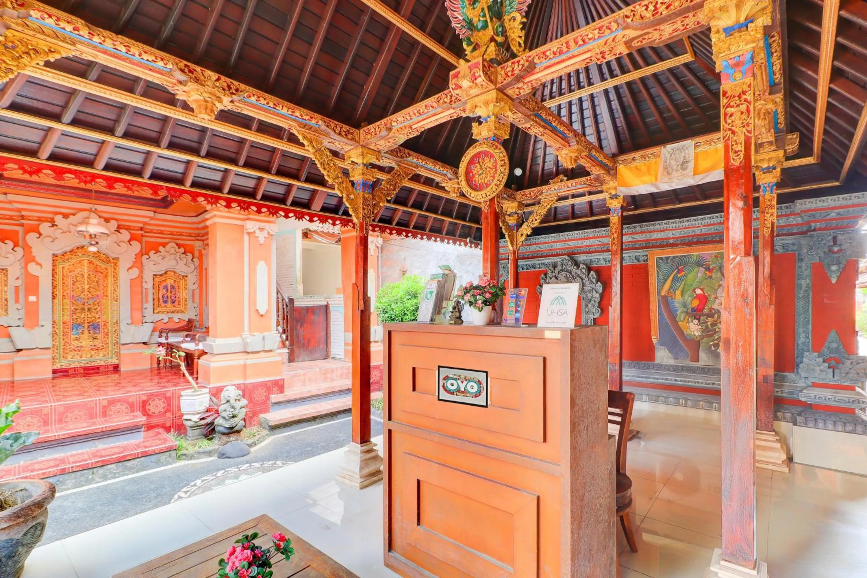 Lobby or reception in Hotel O Ubud Asri Homestay Near Monkey Forest