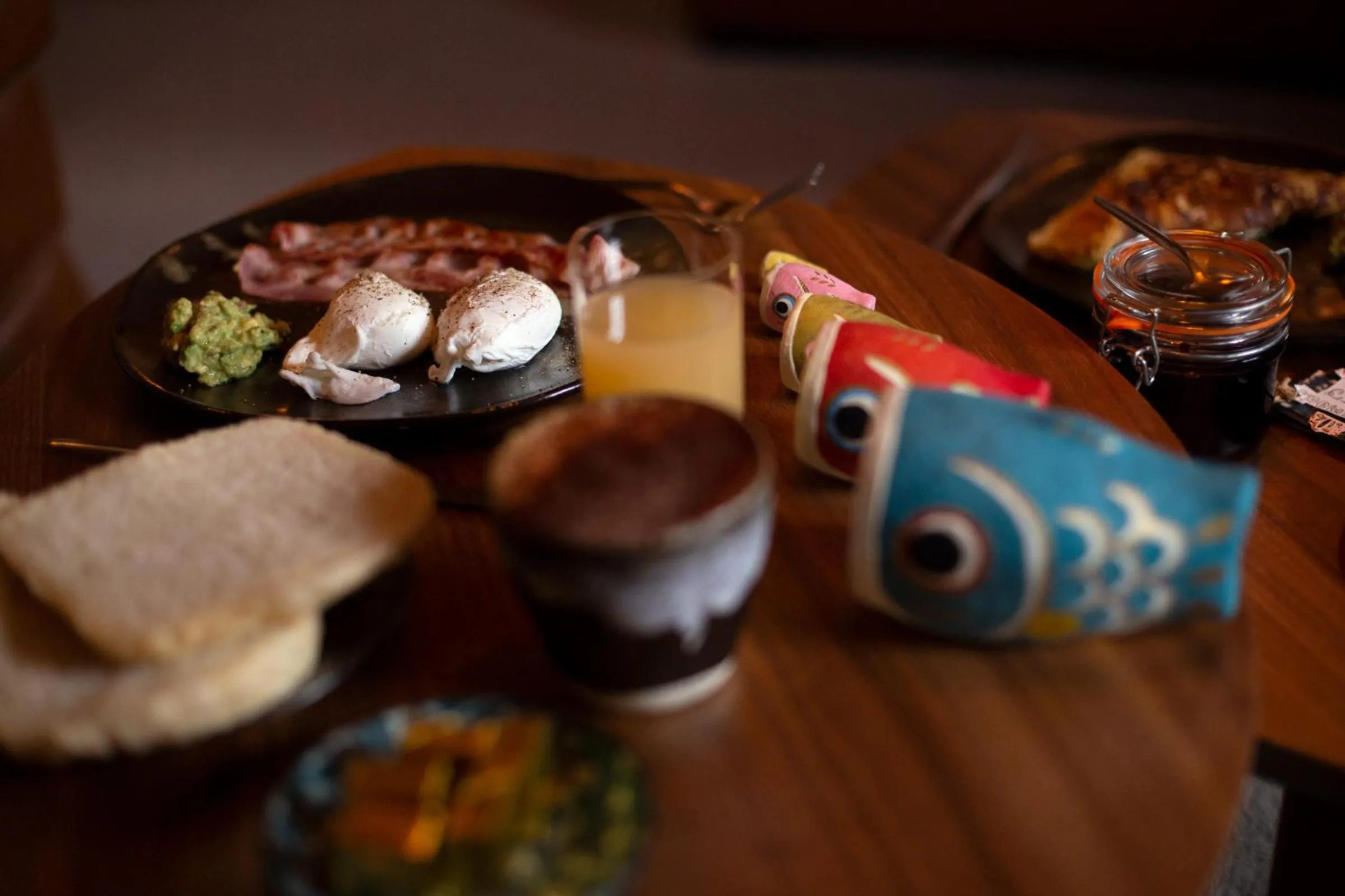 Food close-up in Snowball Chalet at Madarao Mountain