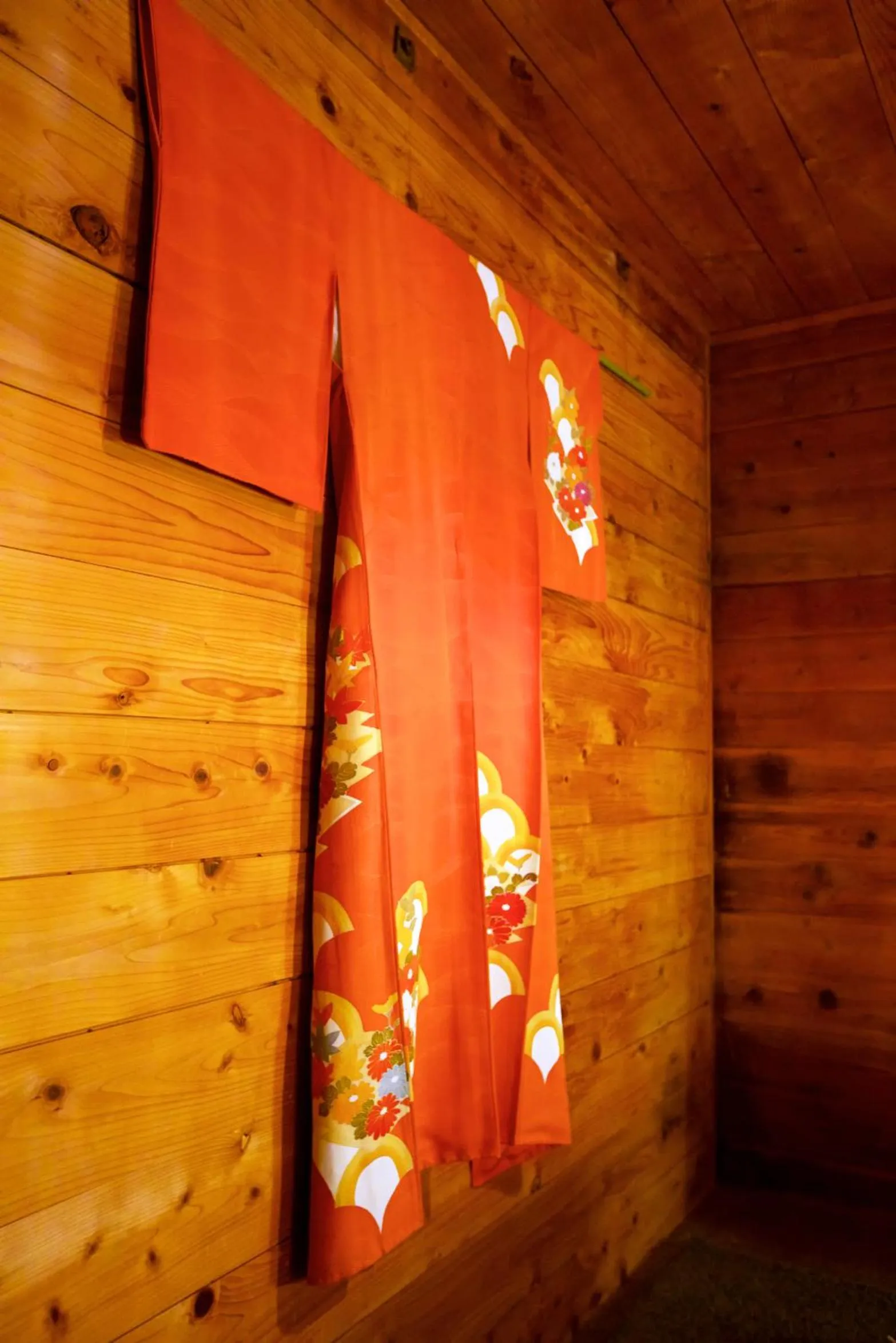 Decorative detail in Snowball Chalet at Madarao Mountain