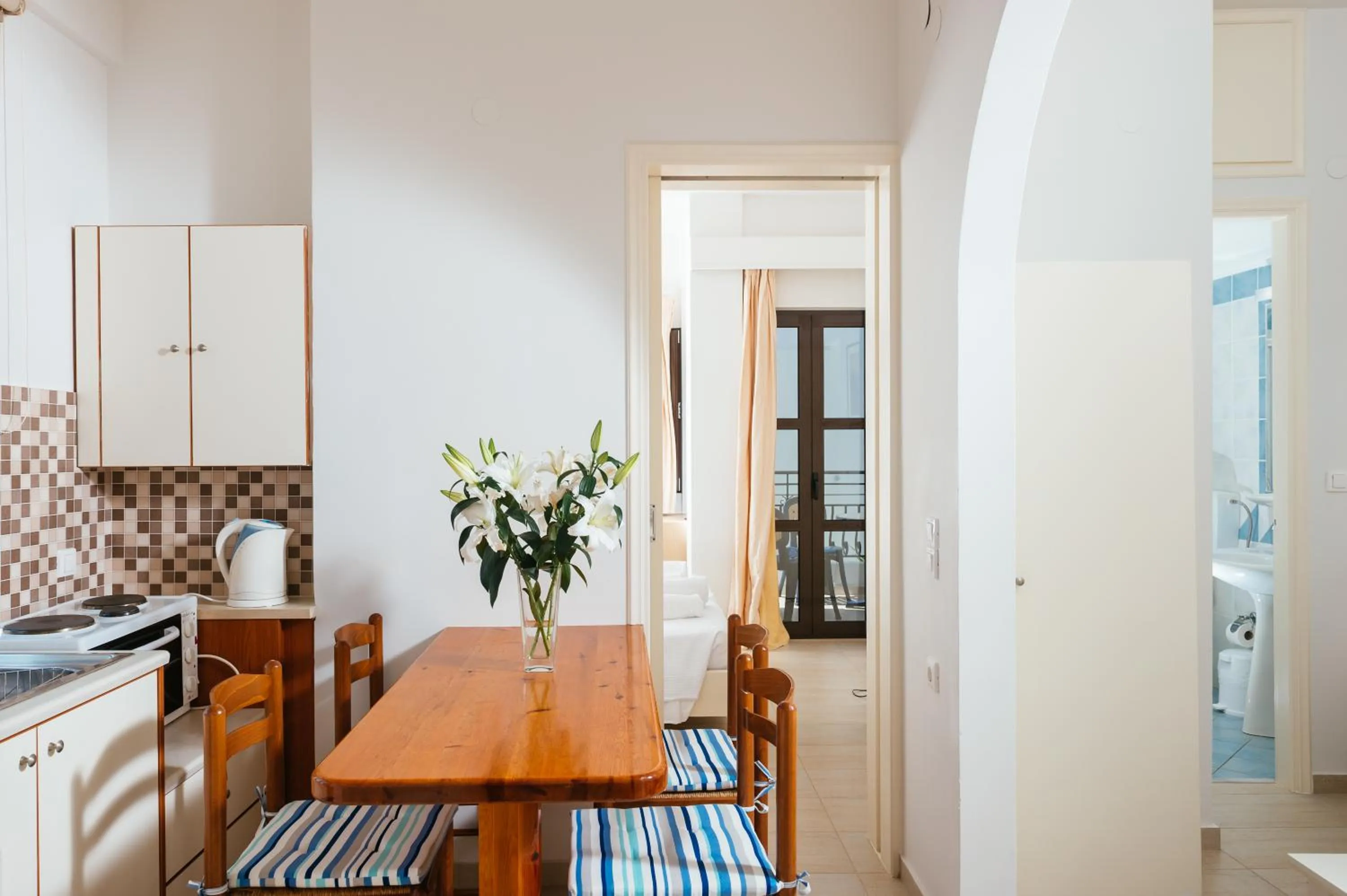 Dining area in Paradise Hotel-Apartments