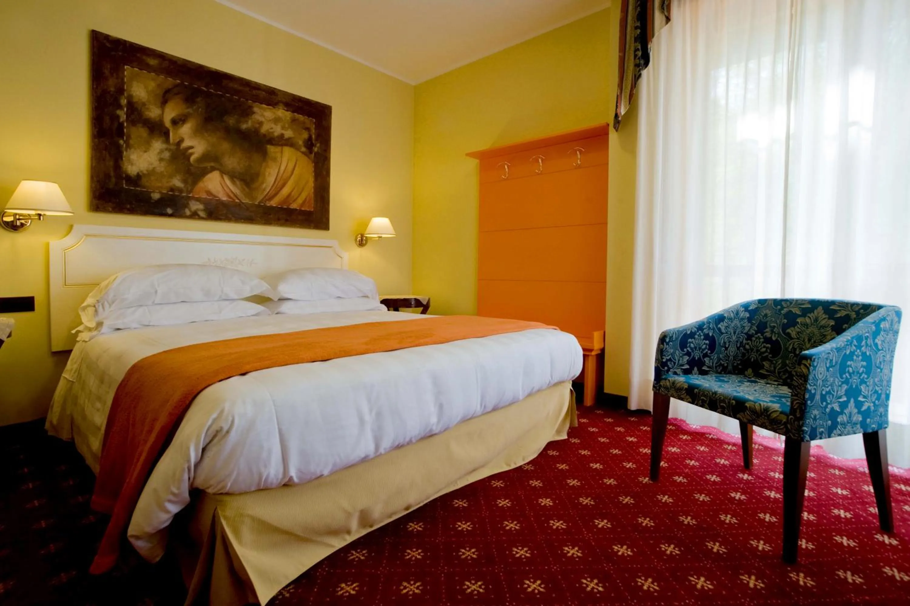 Bed in Hotel Ferrari