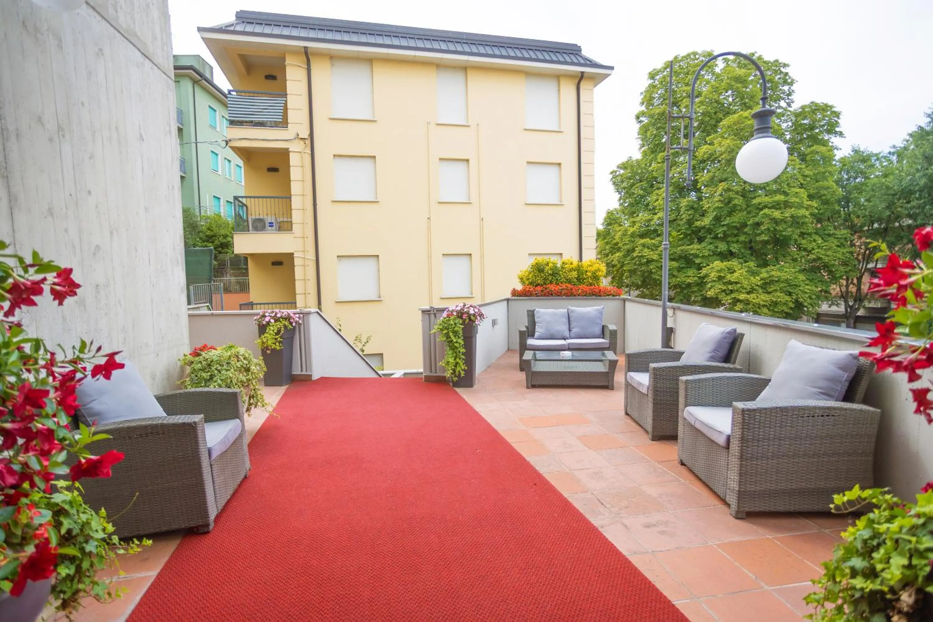 Property building in Hotel Ferrari