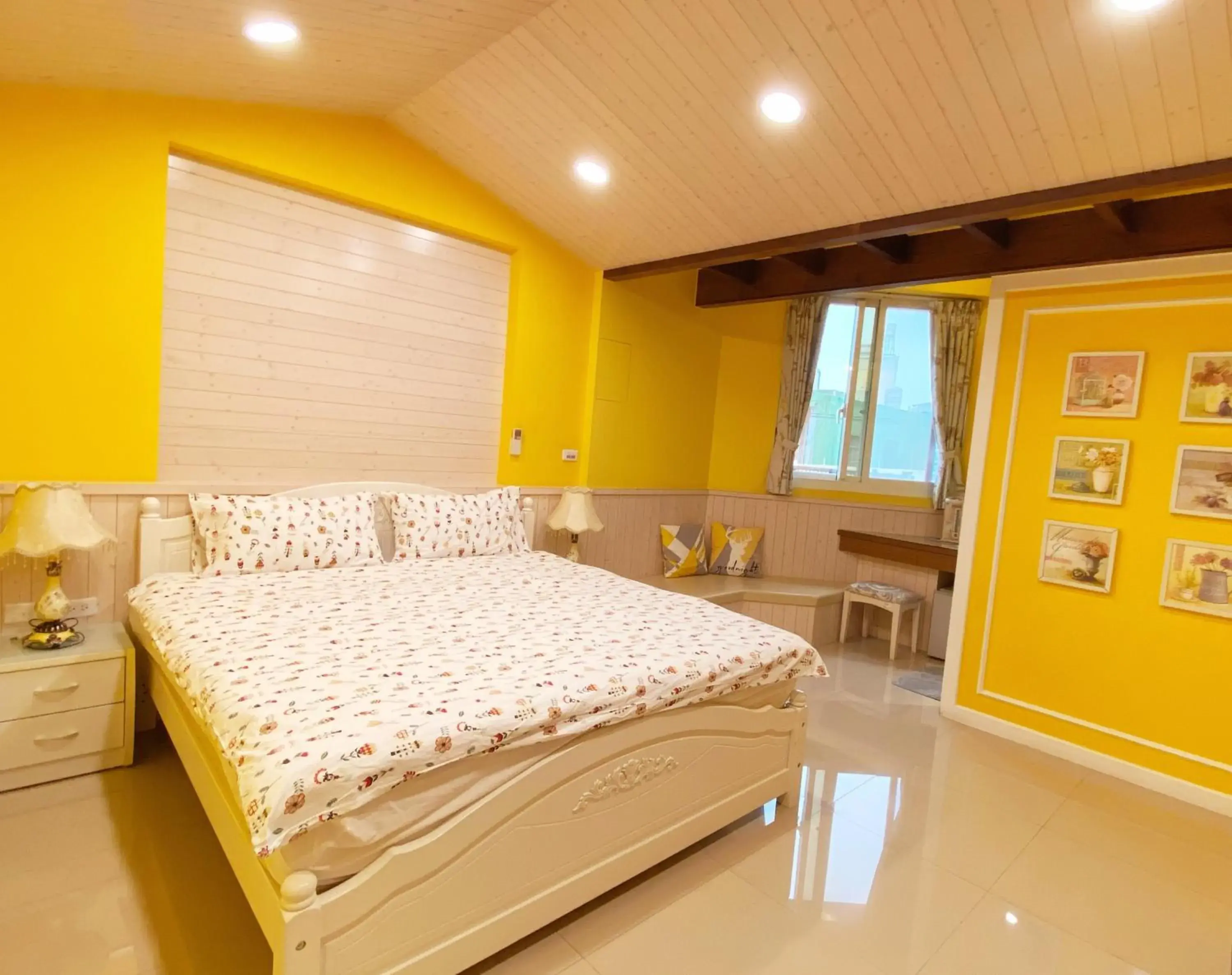 Bed in CHI-YU B&B Bed in CHI-YU B&B