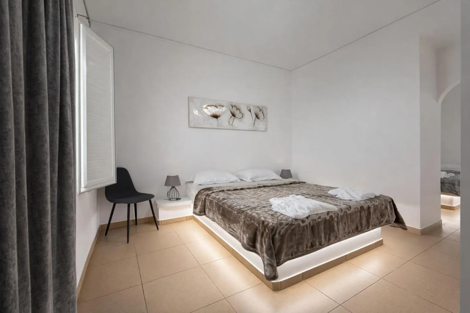 Bed in Babis Hotel