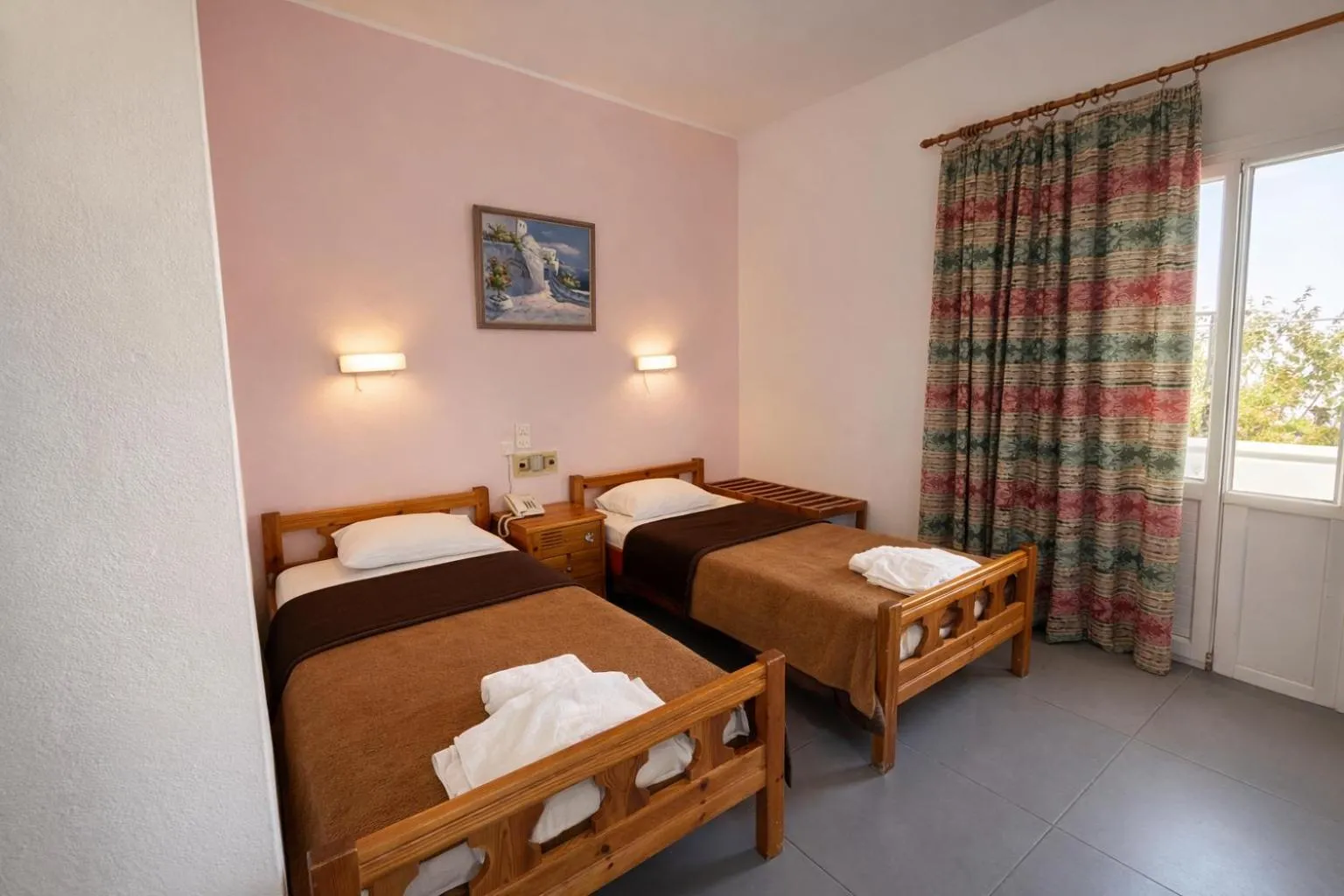 Bed in Babis Hotel