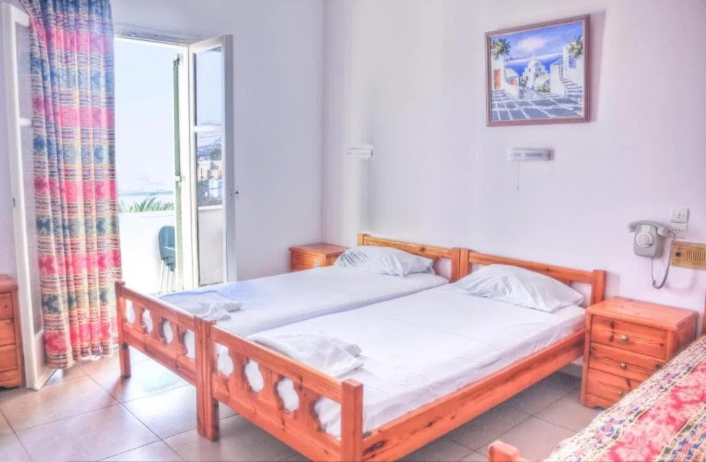 Bed in Babis Hotel