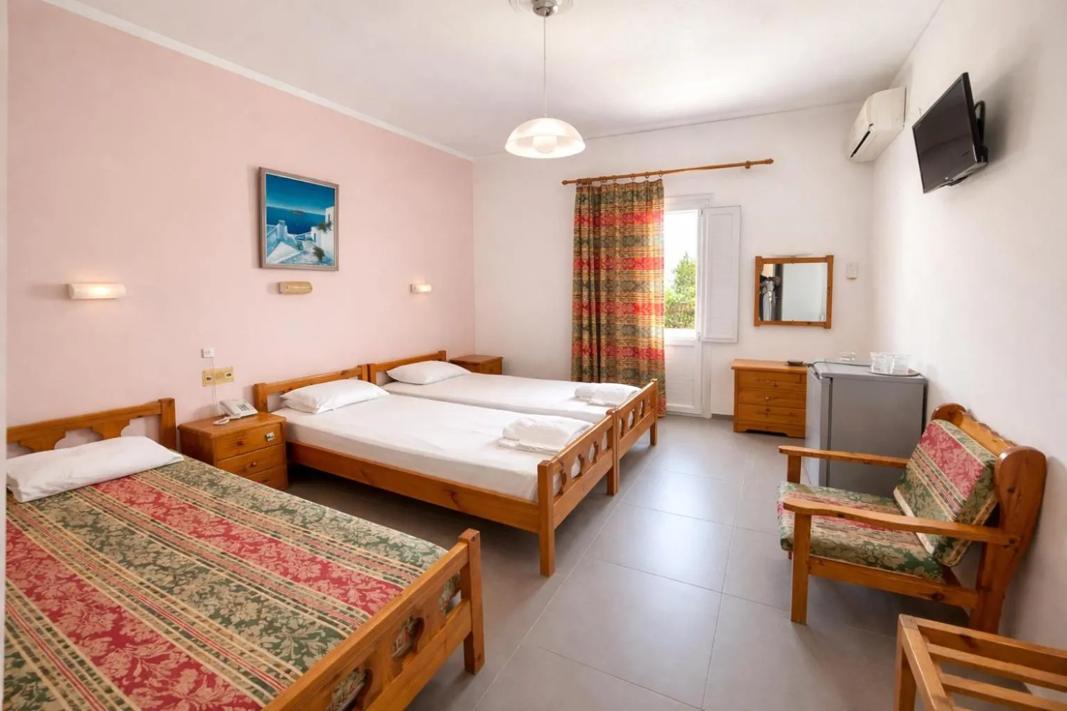 Bed in Babis Hotel