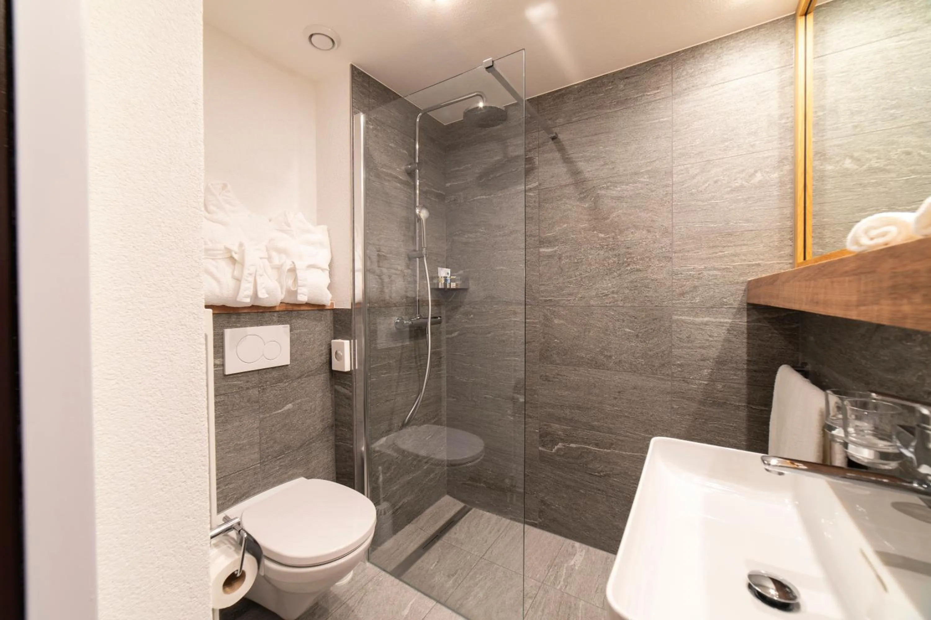 Shower in Hotel Sonne