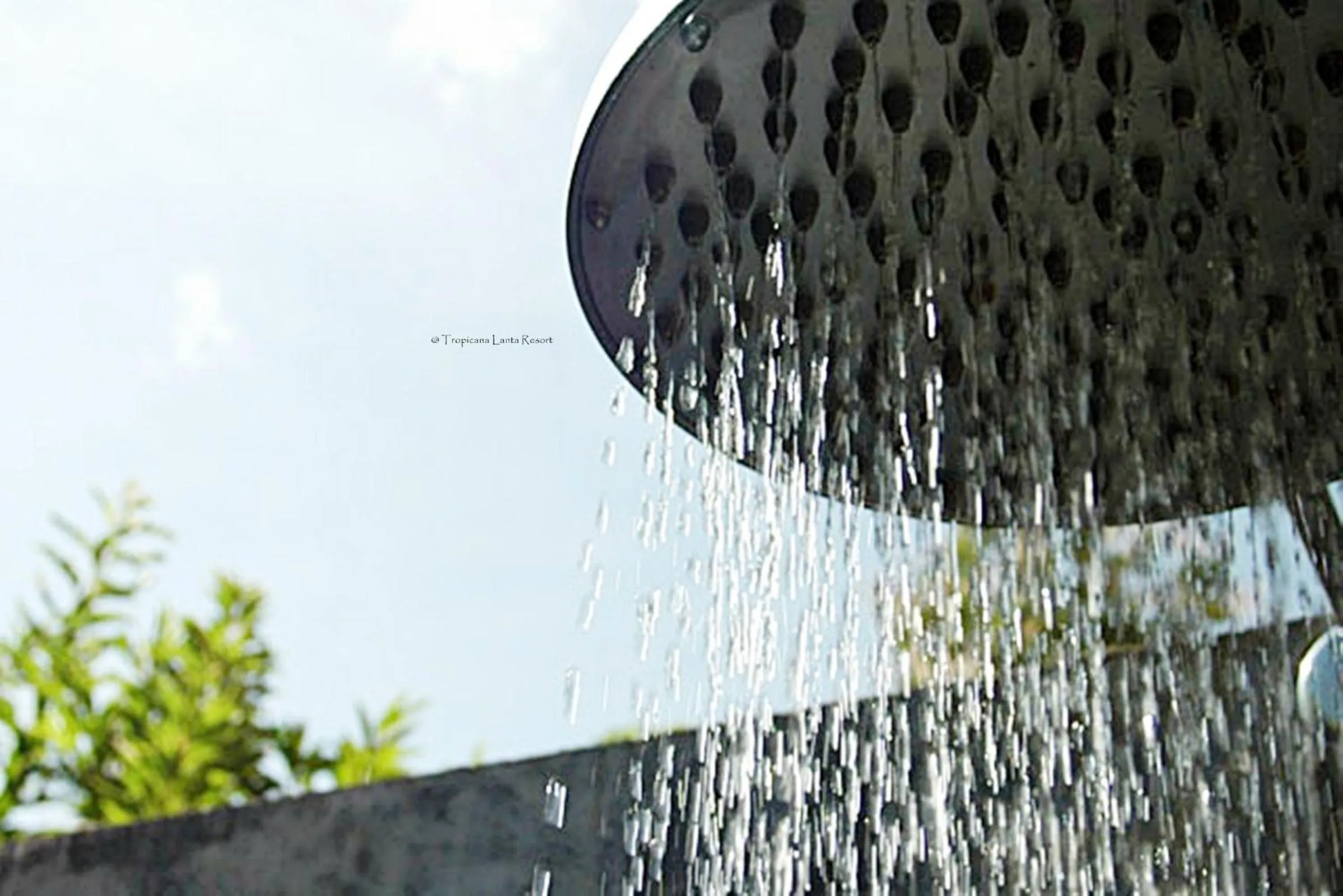 Shower in Tropicana Lanta Resort